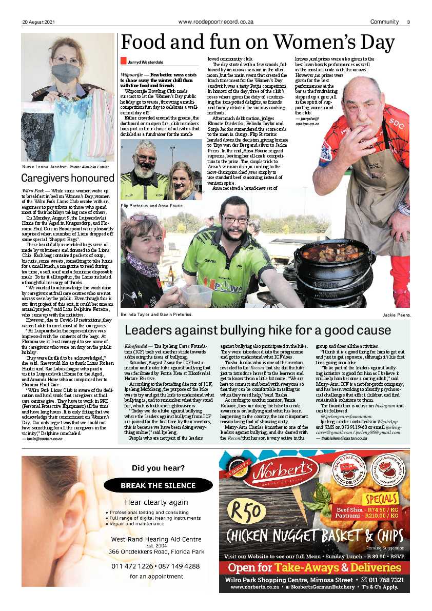 Roodepoort Record 20 August 2021 page 3