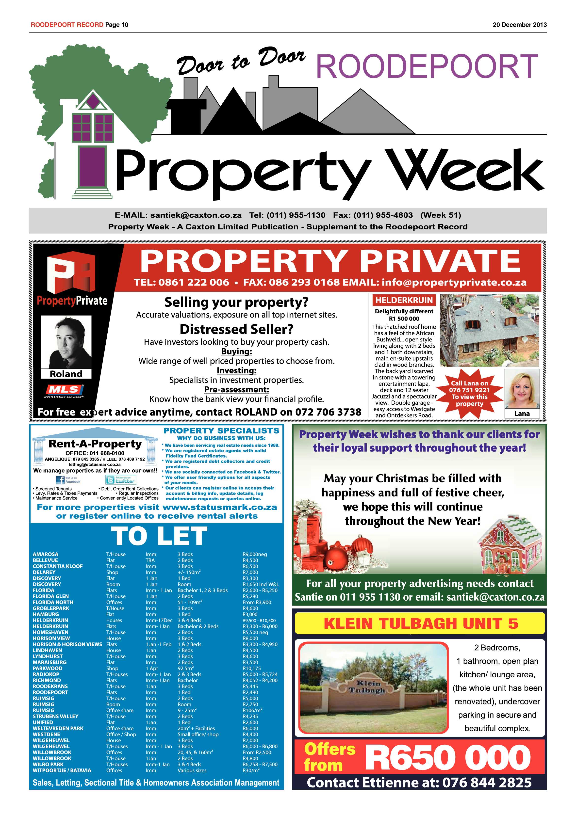 Roodepoort Record 20 December 2013 page 10