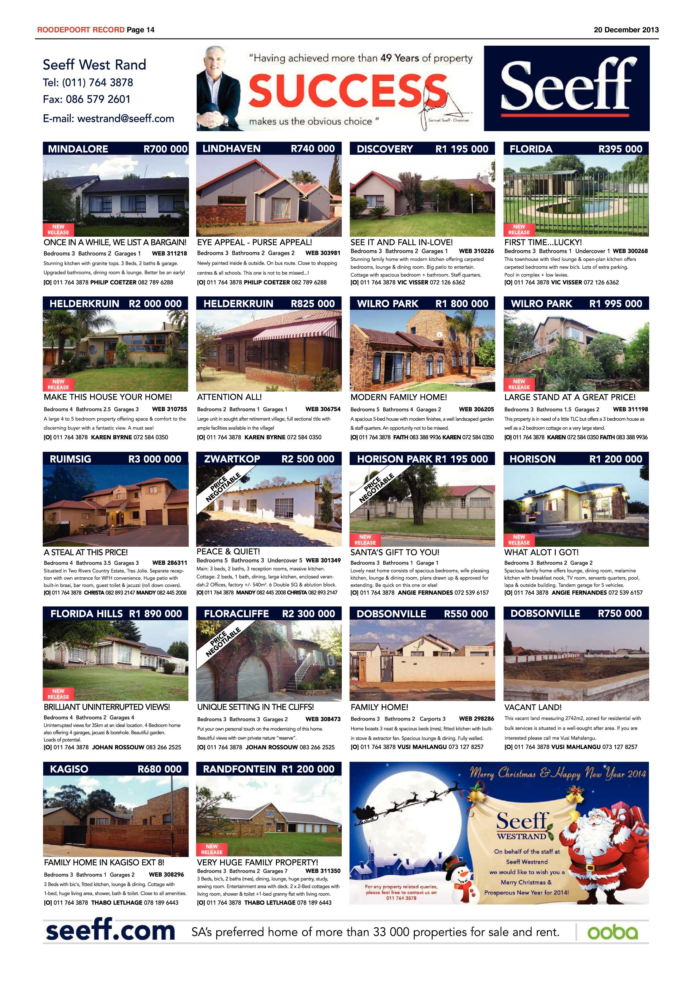 Roodepoort Record 20 December 2013 page 14