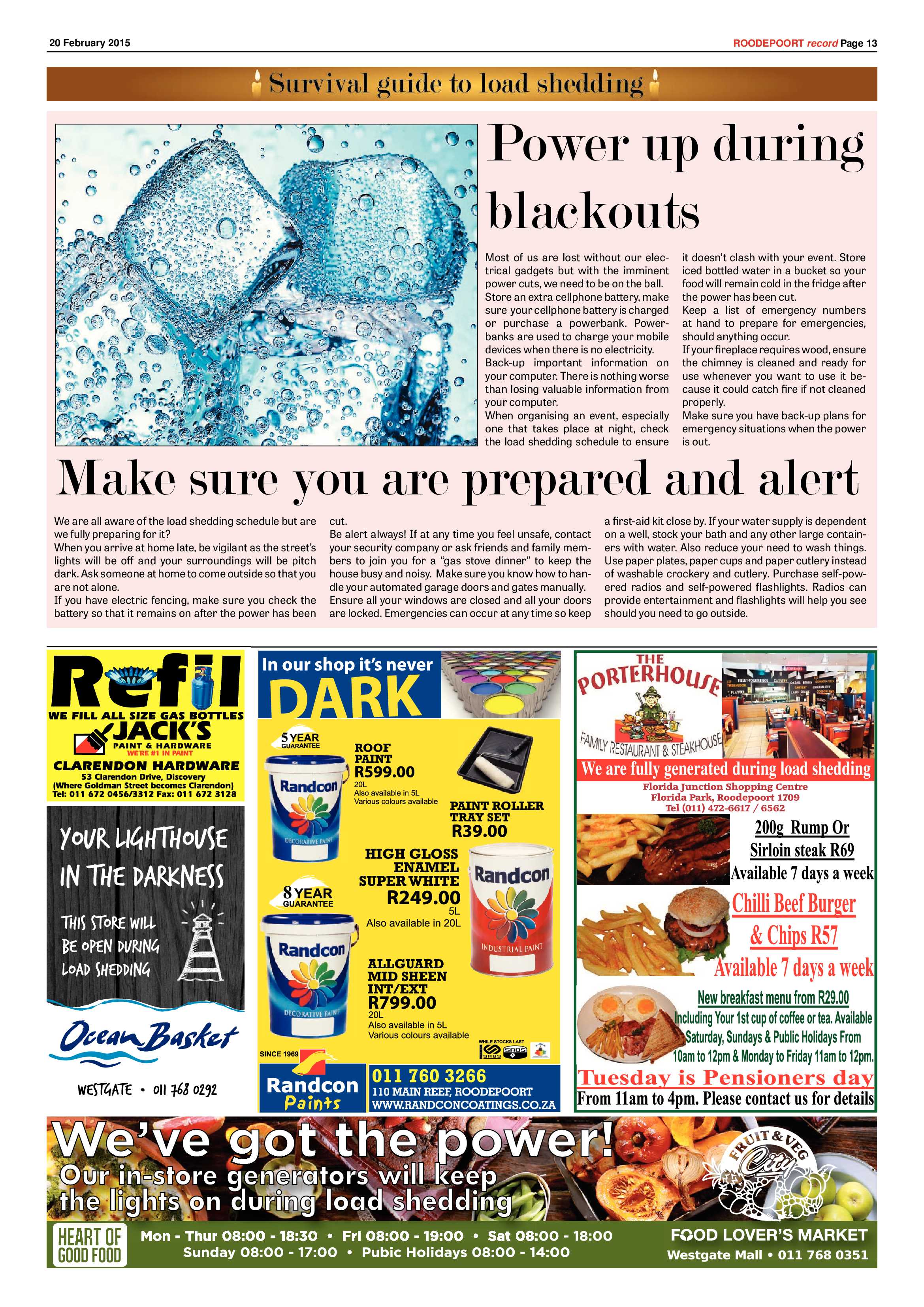 Roodepoort Record 20 February 2015 page 13