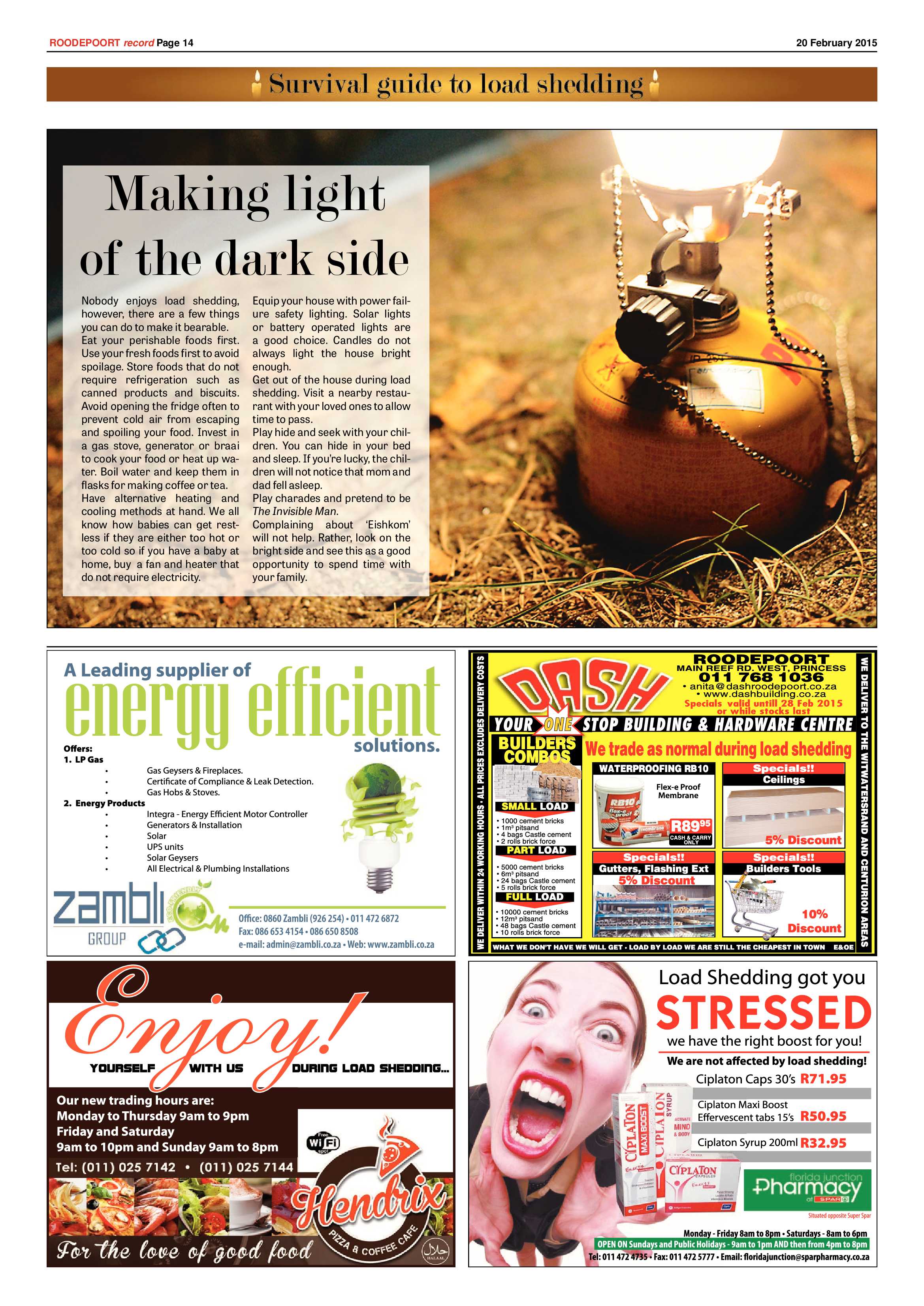 Roodepoort Record 20 February 2015 page 14