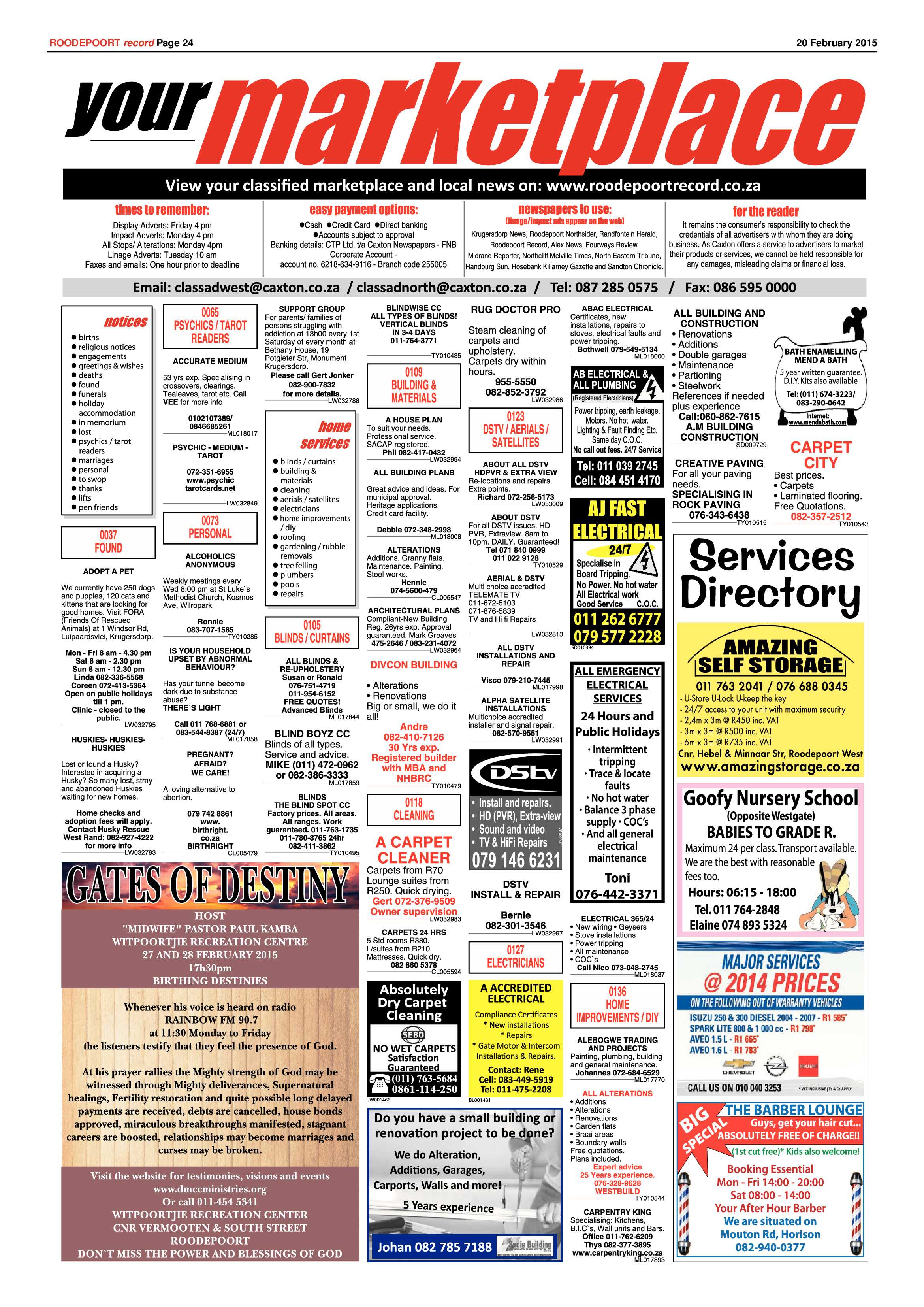 Roodepoort Record 20 February 2015 page 24