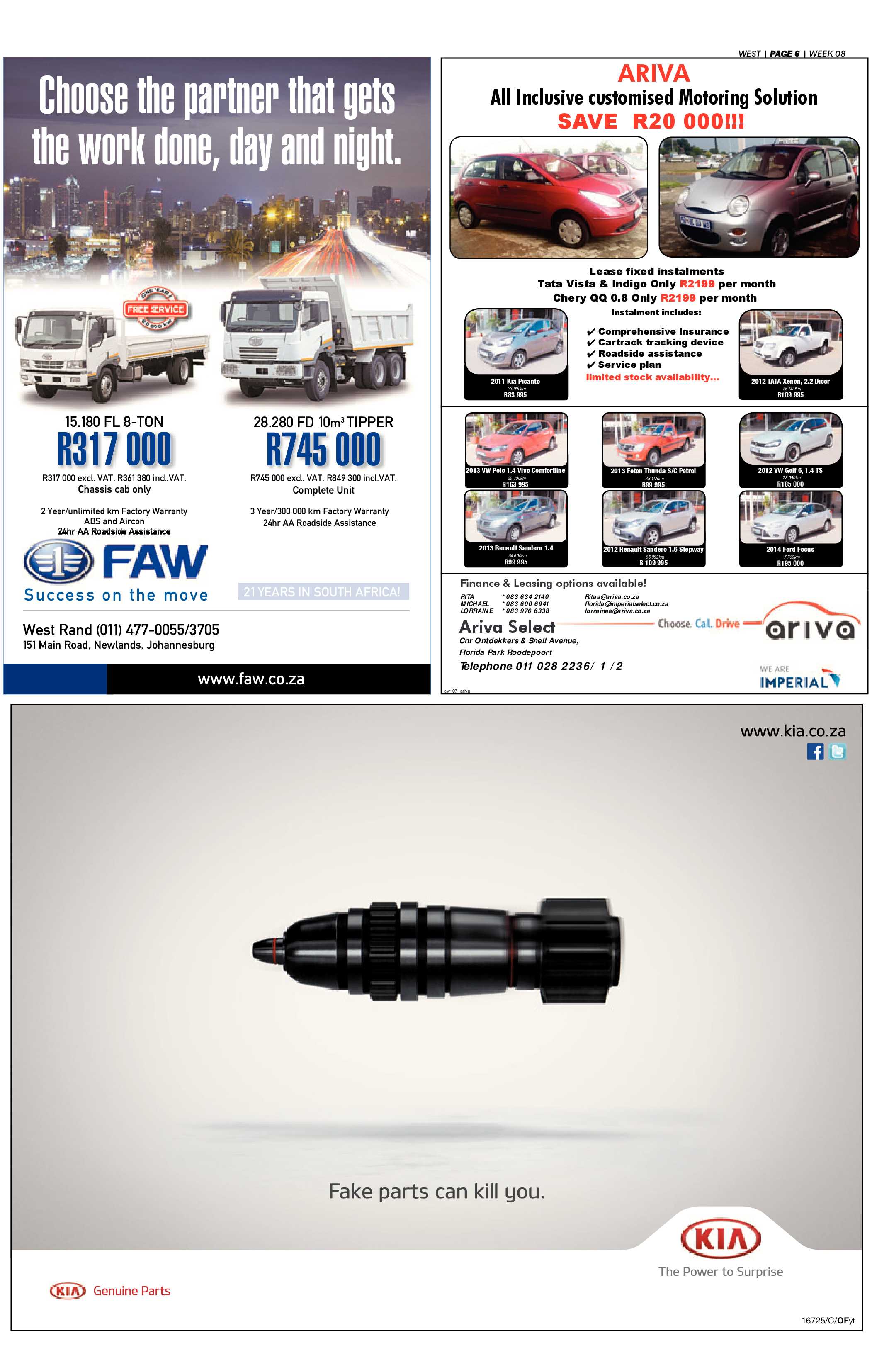 Roodepoort Record 20 February 2015 page 34