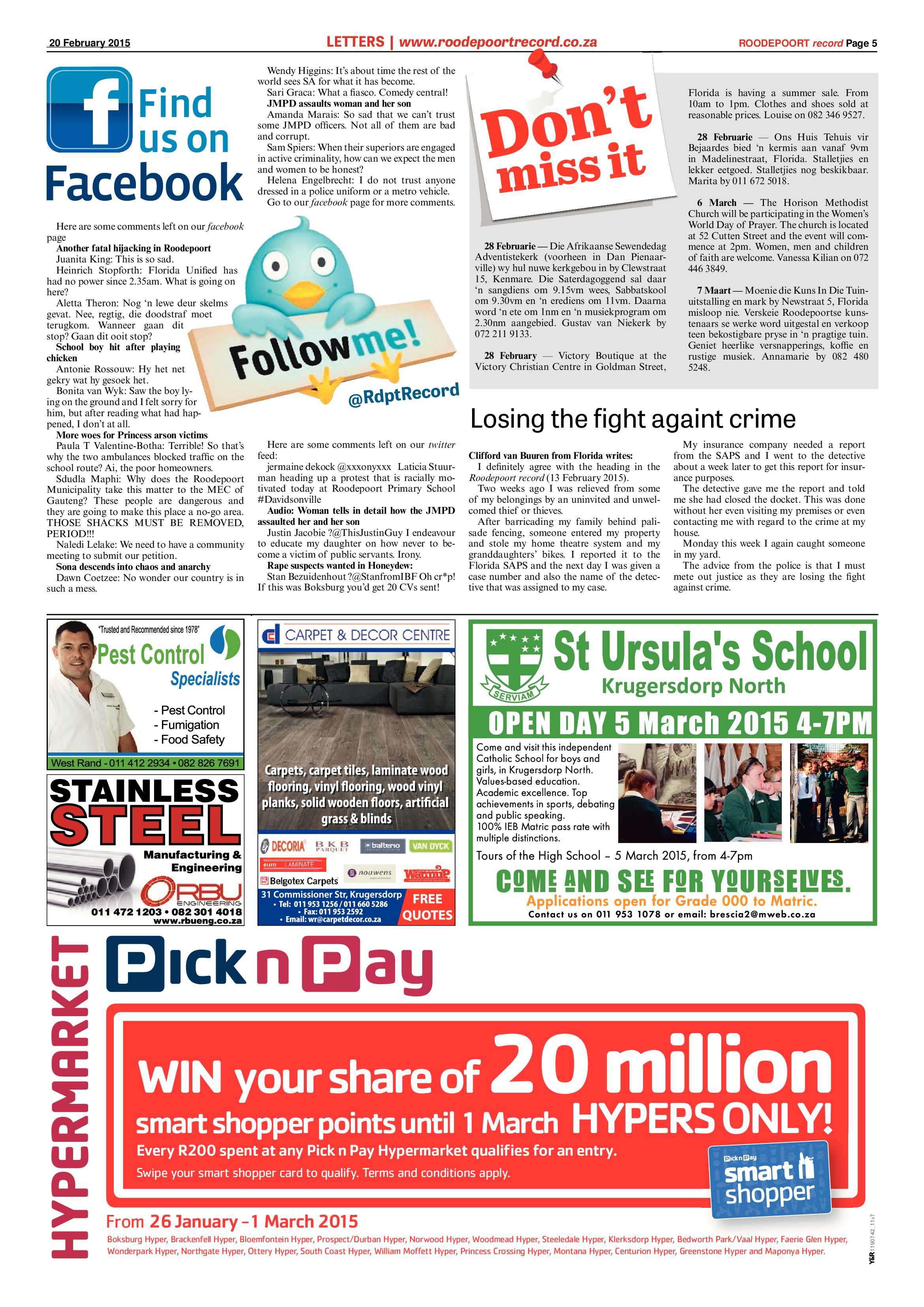 Roodepoort Record 20 February 2015 page 5