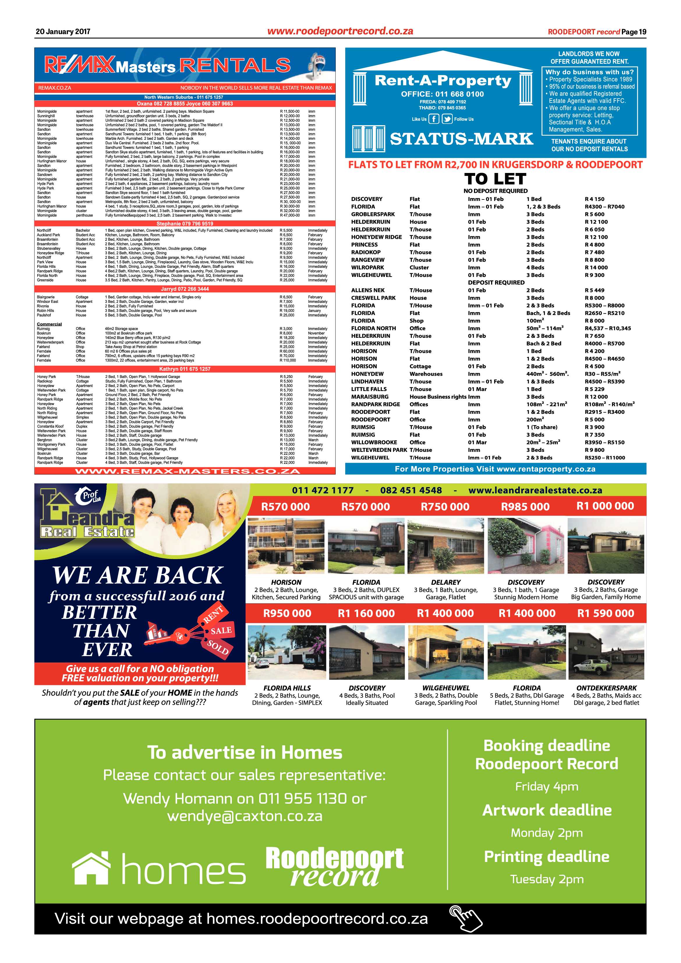 Roodepoort Record 20 January 2017 page 19