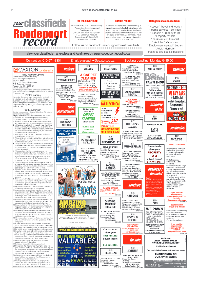 Roodepoort Record 20 January 2023 page 10