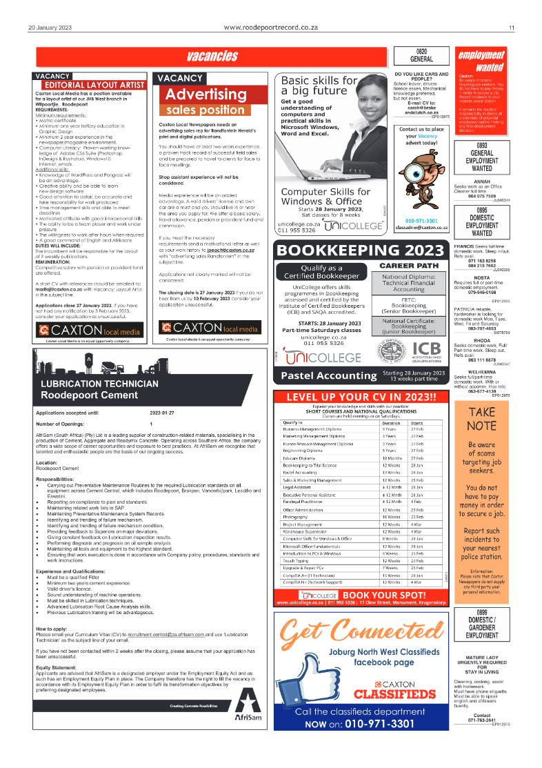 Roodepoort Record 20 January 2023 page 11