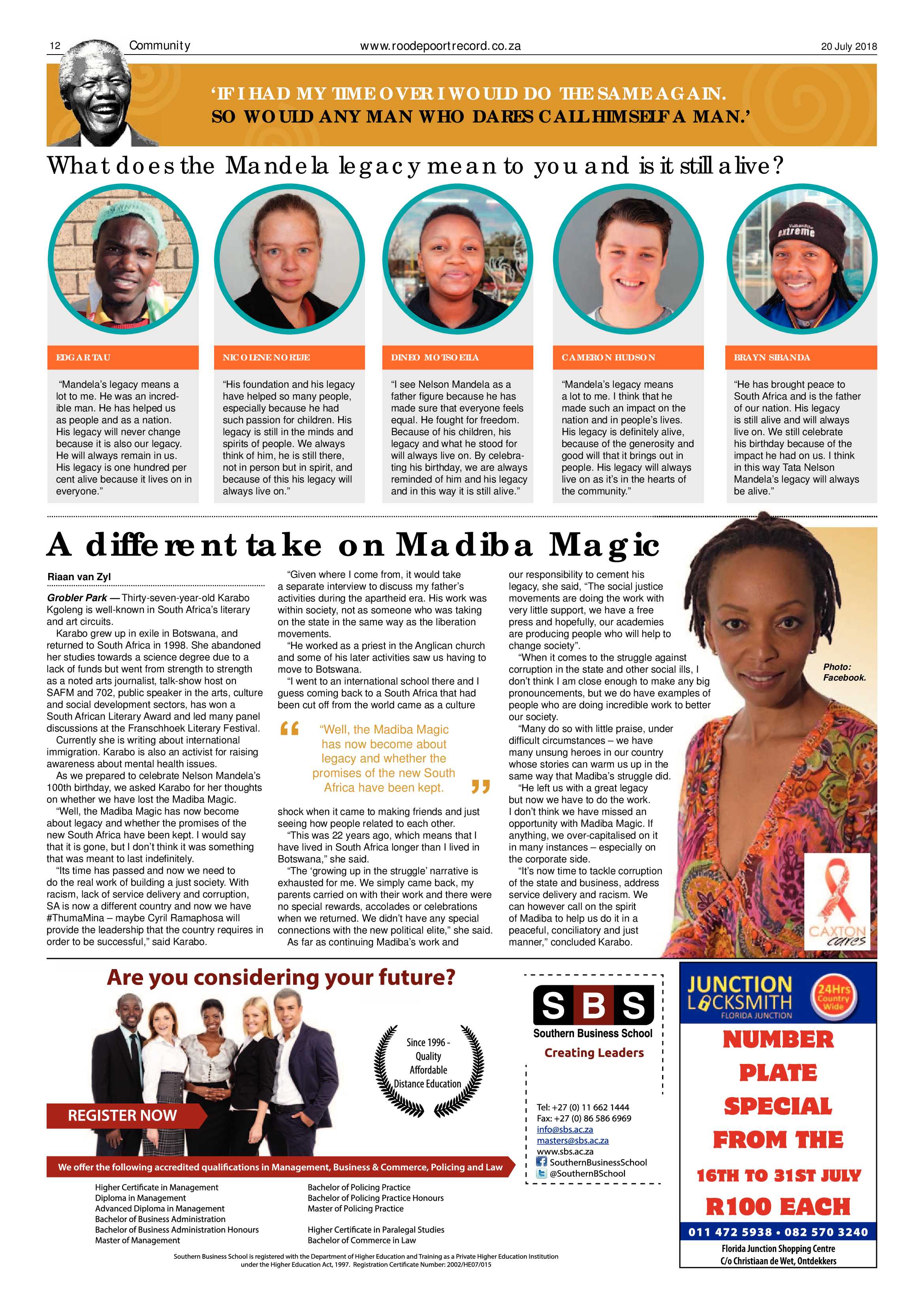Roodepoort Record 20 July 2018 page 12