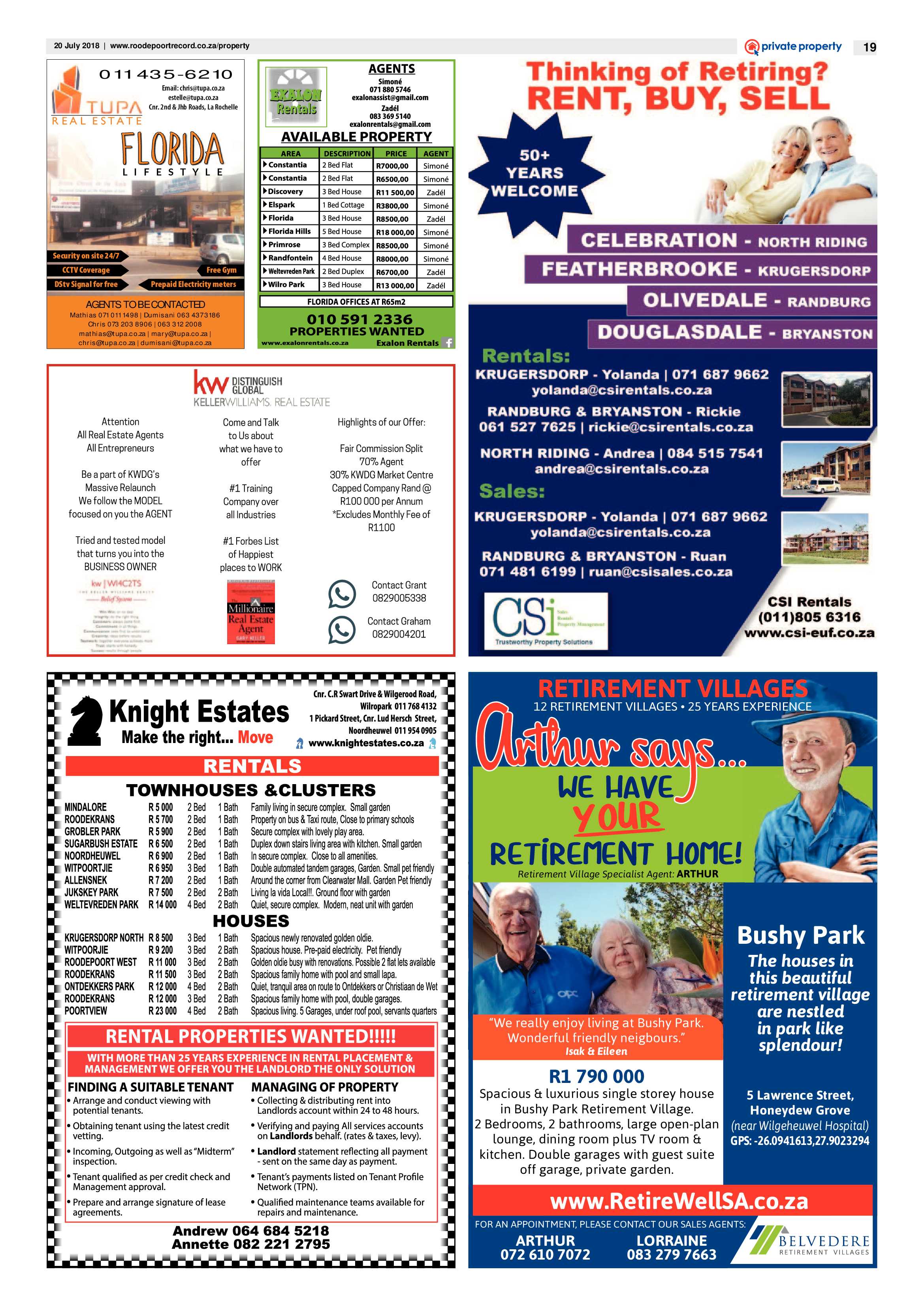 Roodepoort Record 20 July 2018 page 19