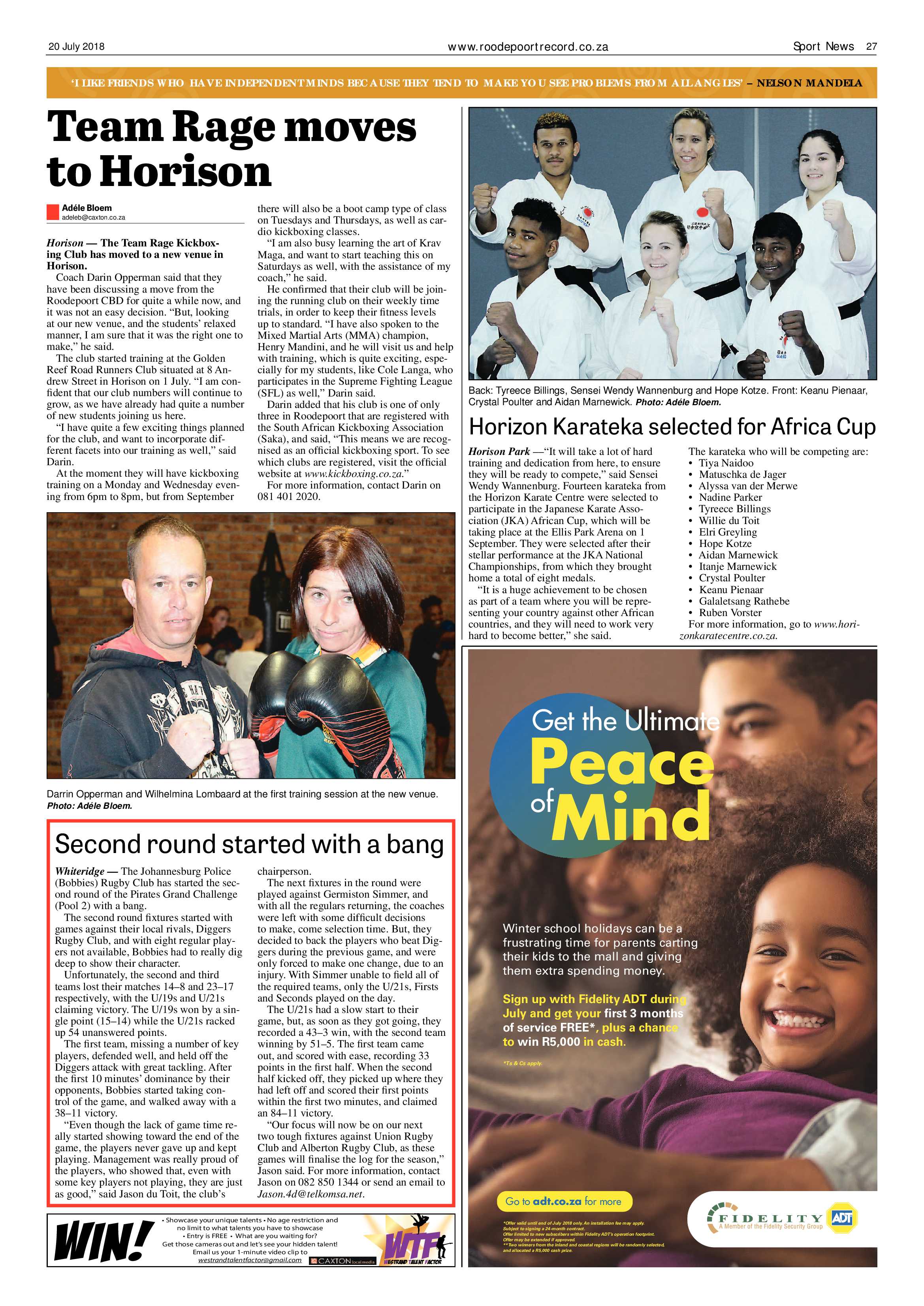 Roodepoort Record 20 July 2018 page 27