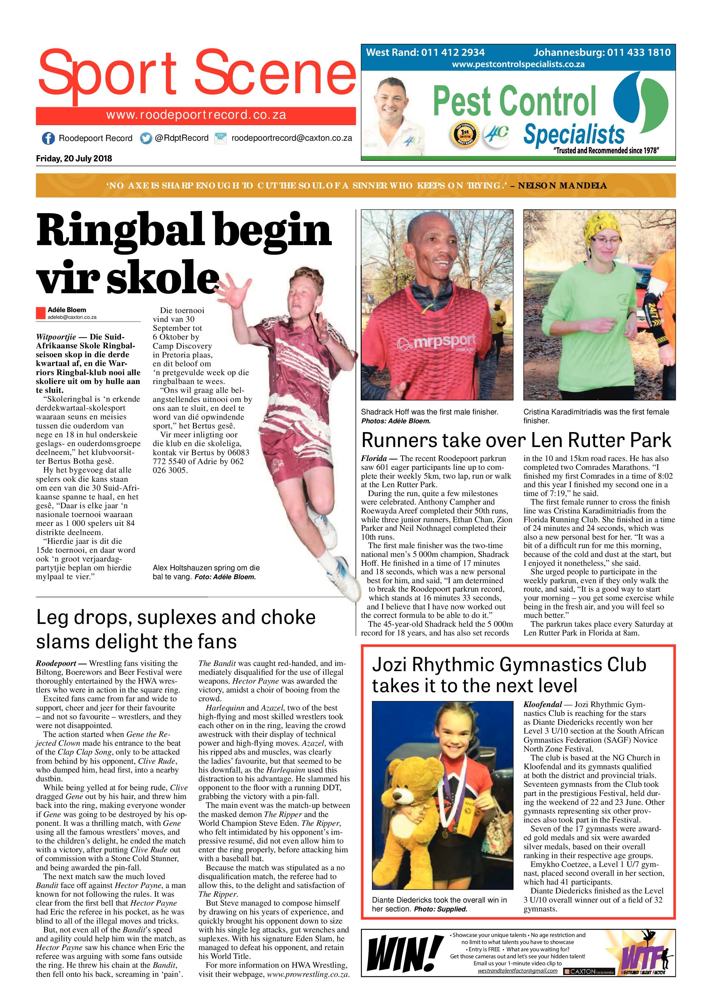 Roodepoort Record 20 July 2018 page 28