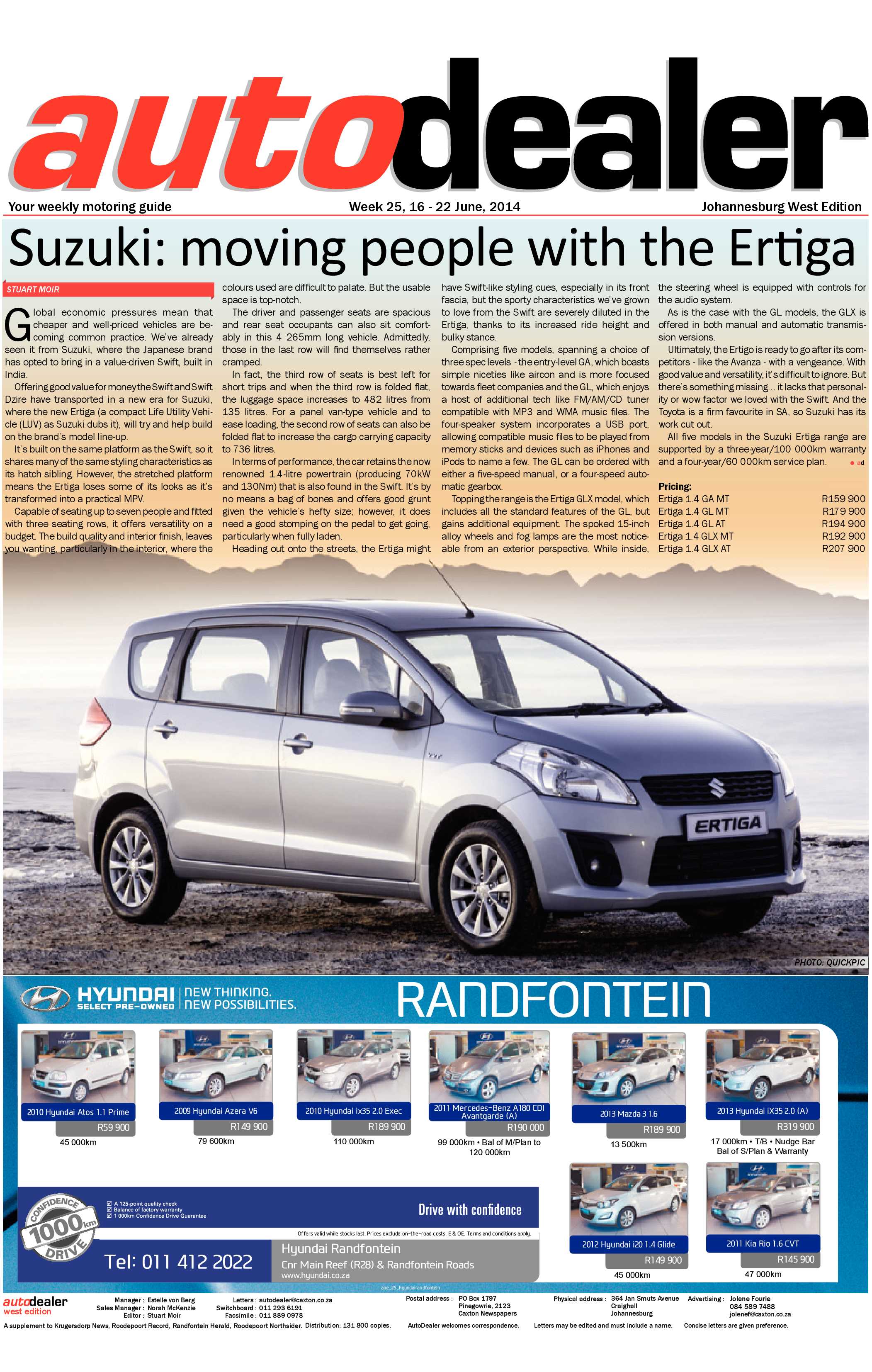 Roodepoort Record 20 June 2014 page 21