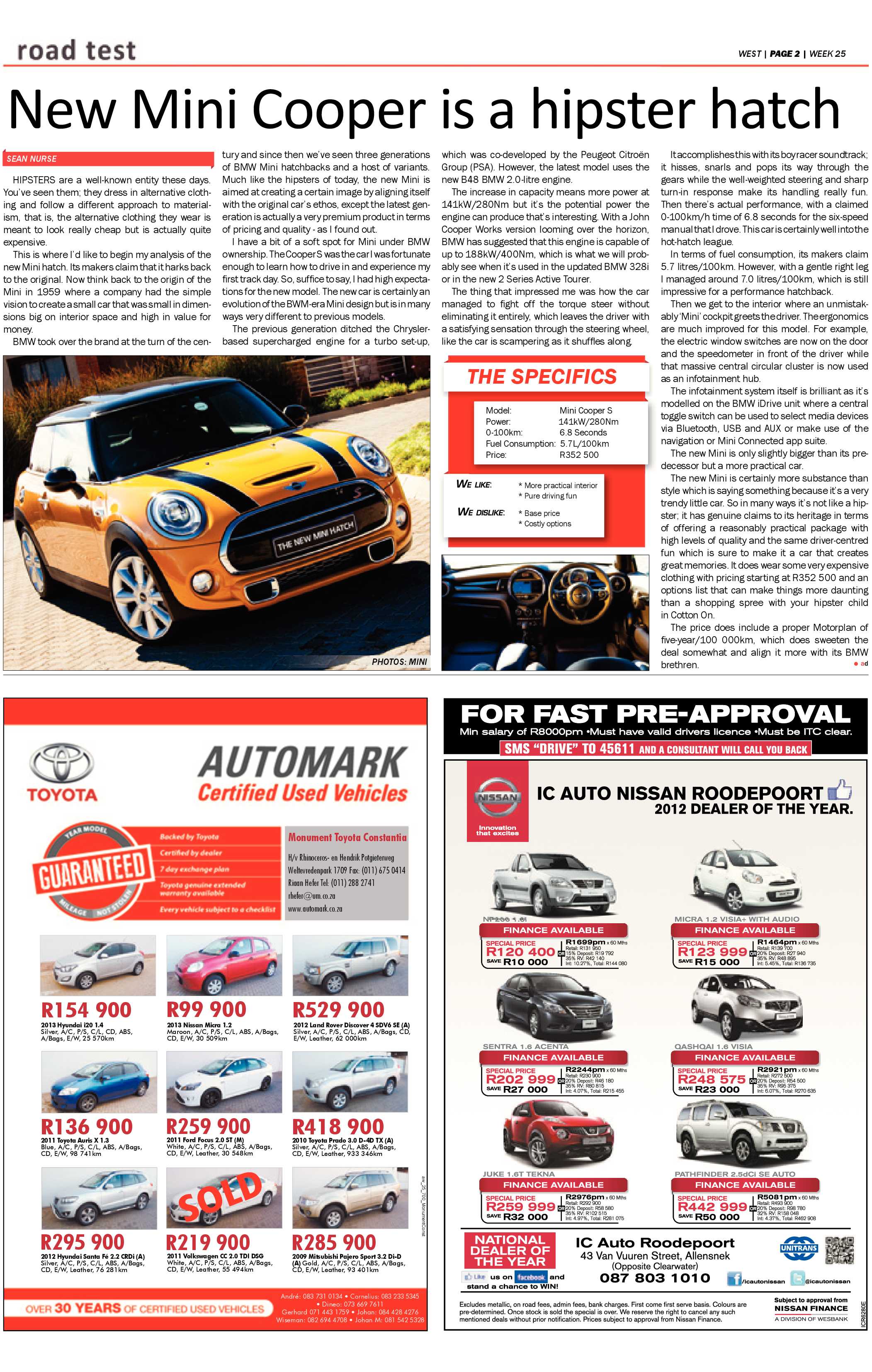 Roodepoort Record 20 June 2014 page 22