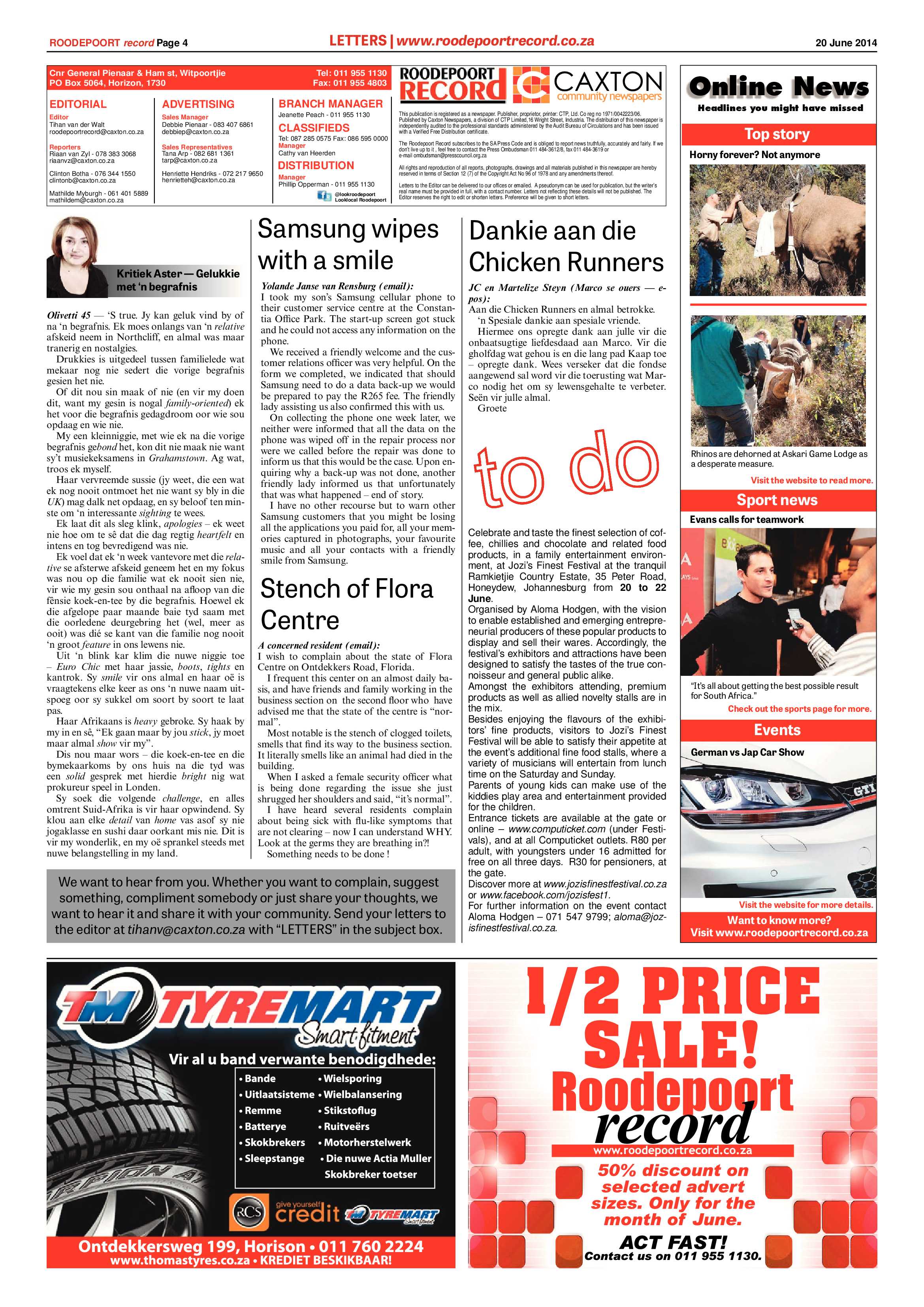 Roodepoort Record 20 June 2014 page 4