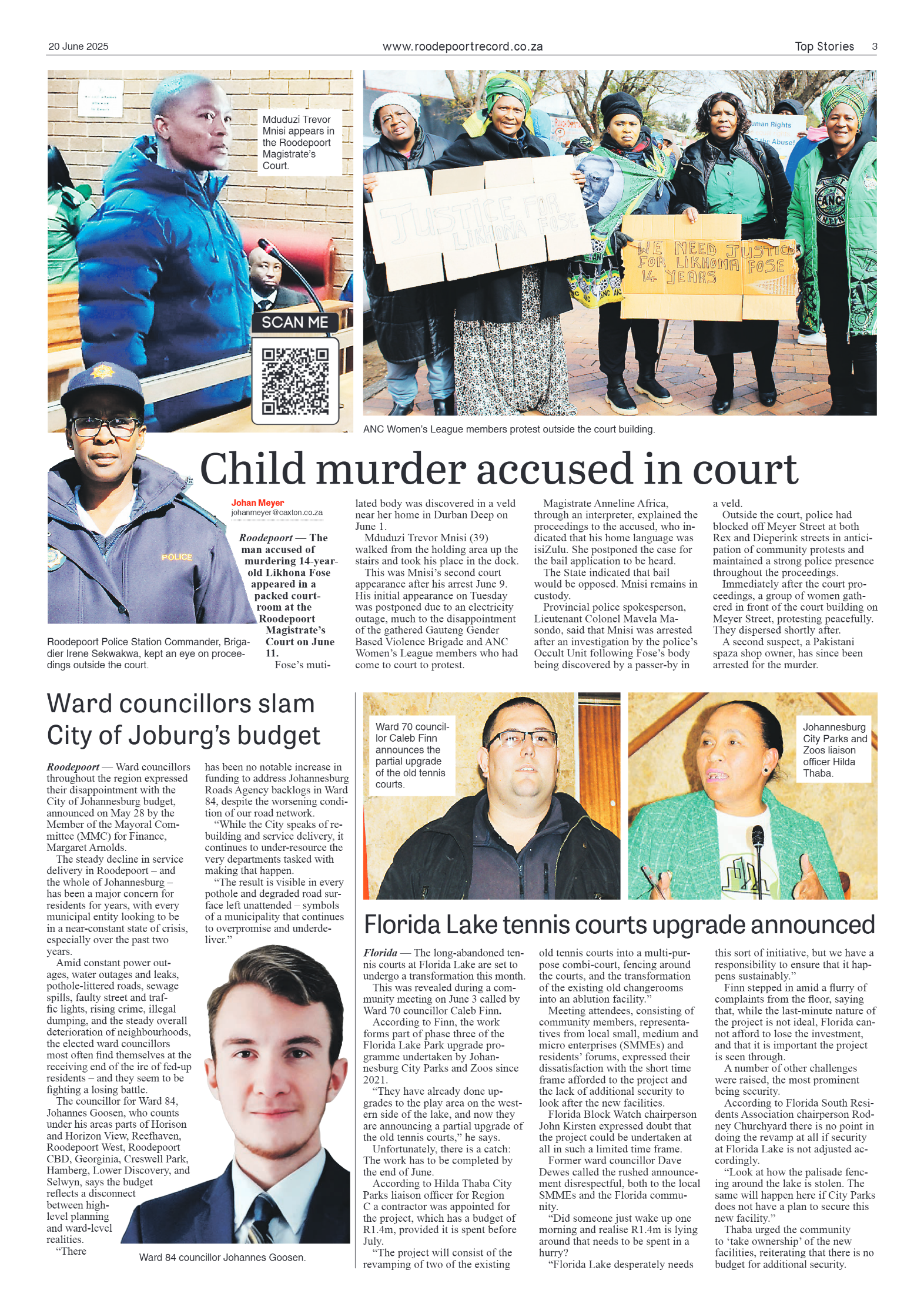 Roodepoort Record 20 June 2025 page 3