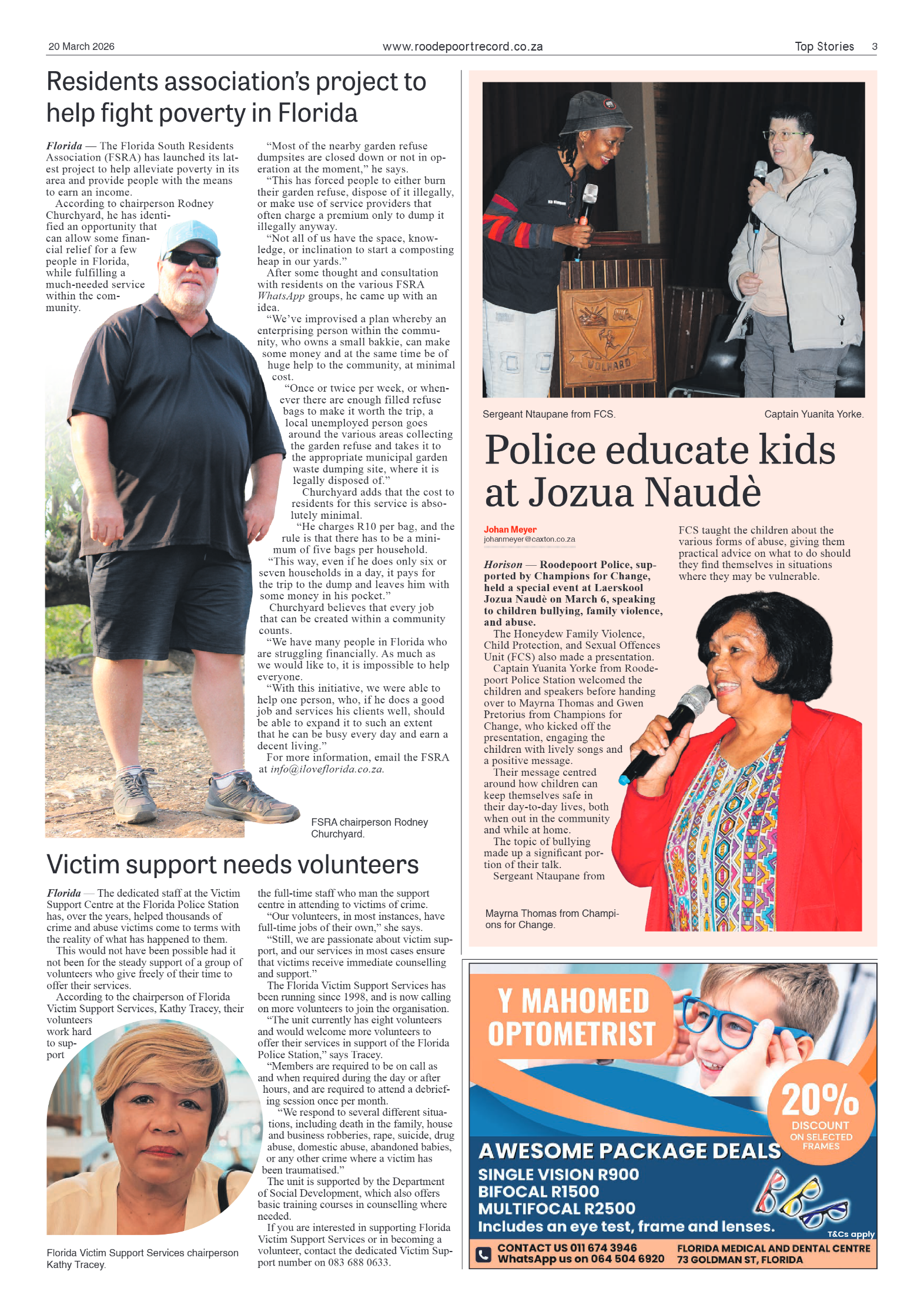 Roodepoort Record 20 March 2026 page 3