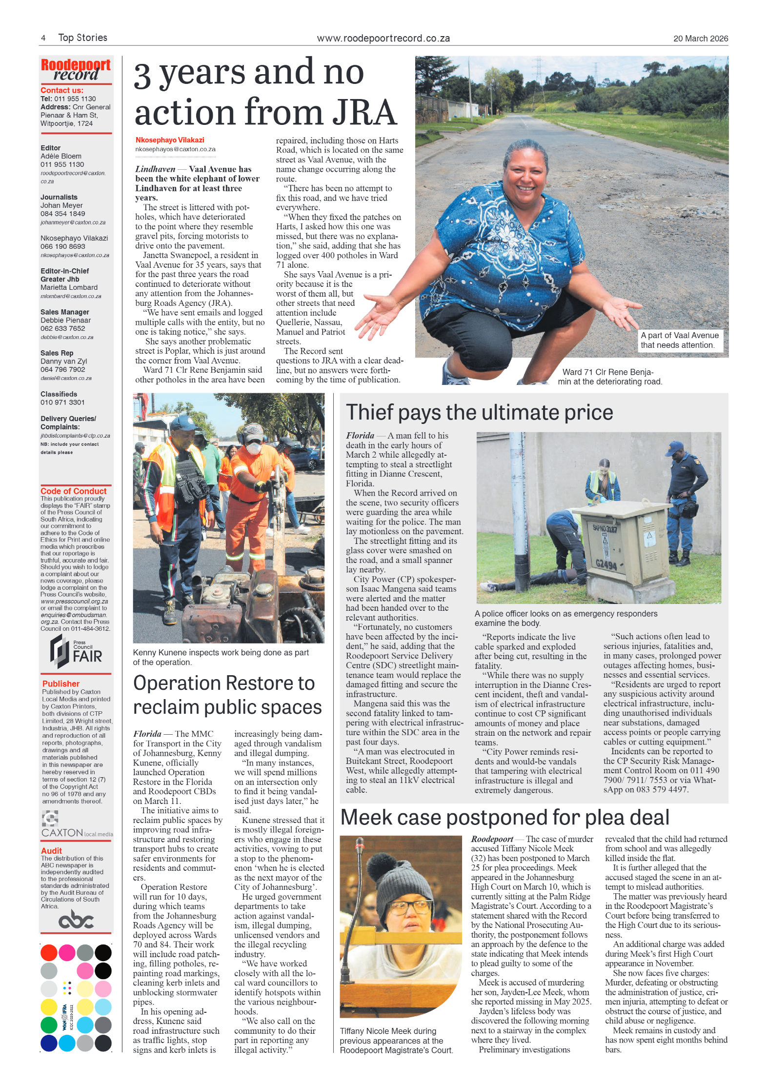 Roodepoort Record 20 March 2026 page 4