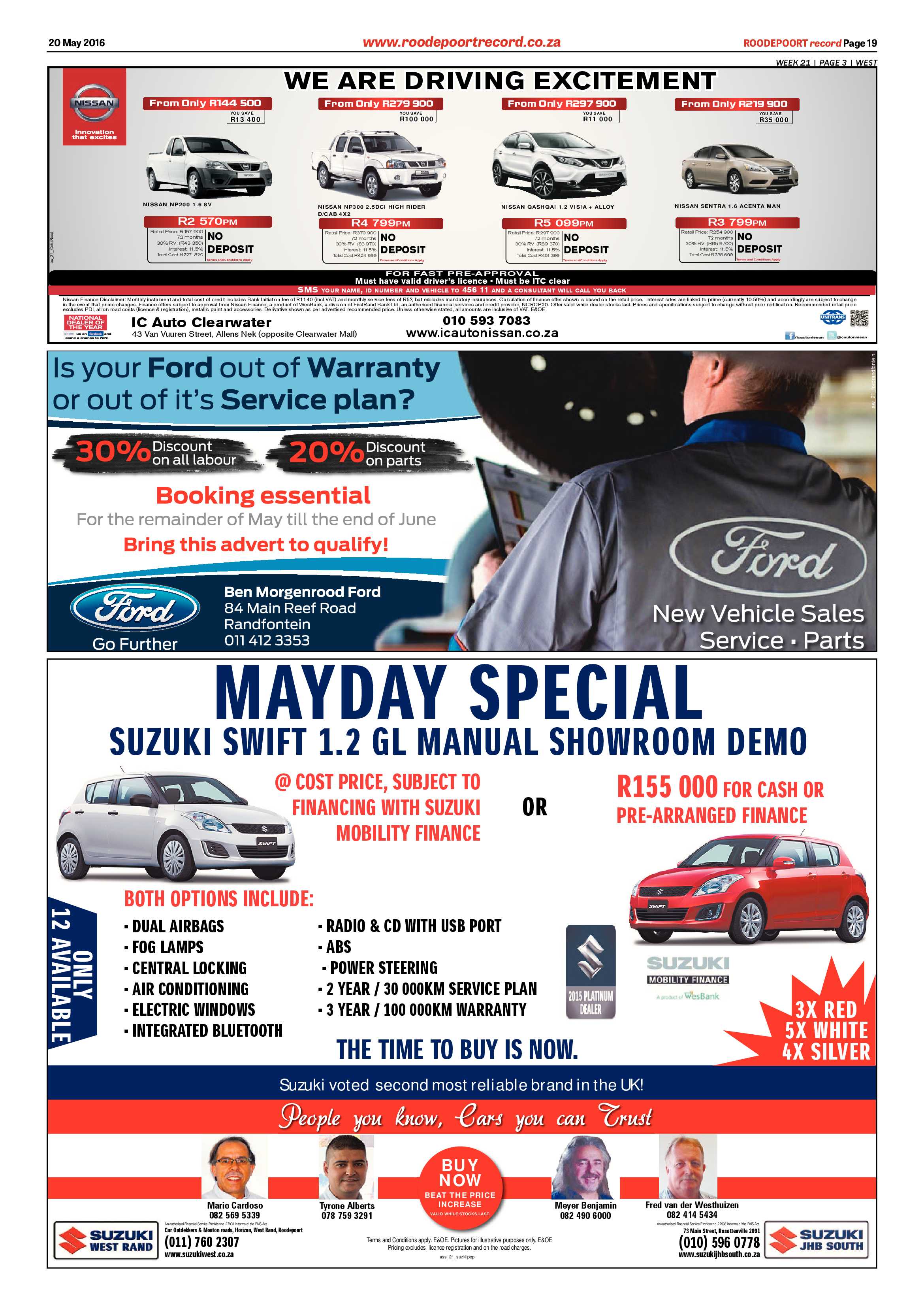 Roodepoort Record 20 May 2016 page 19