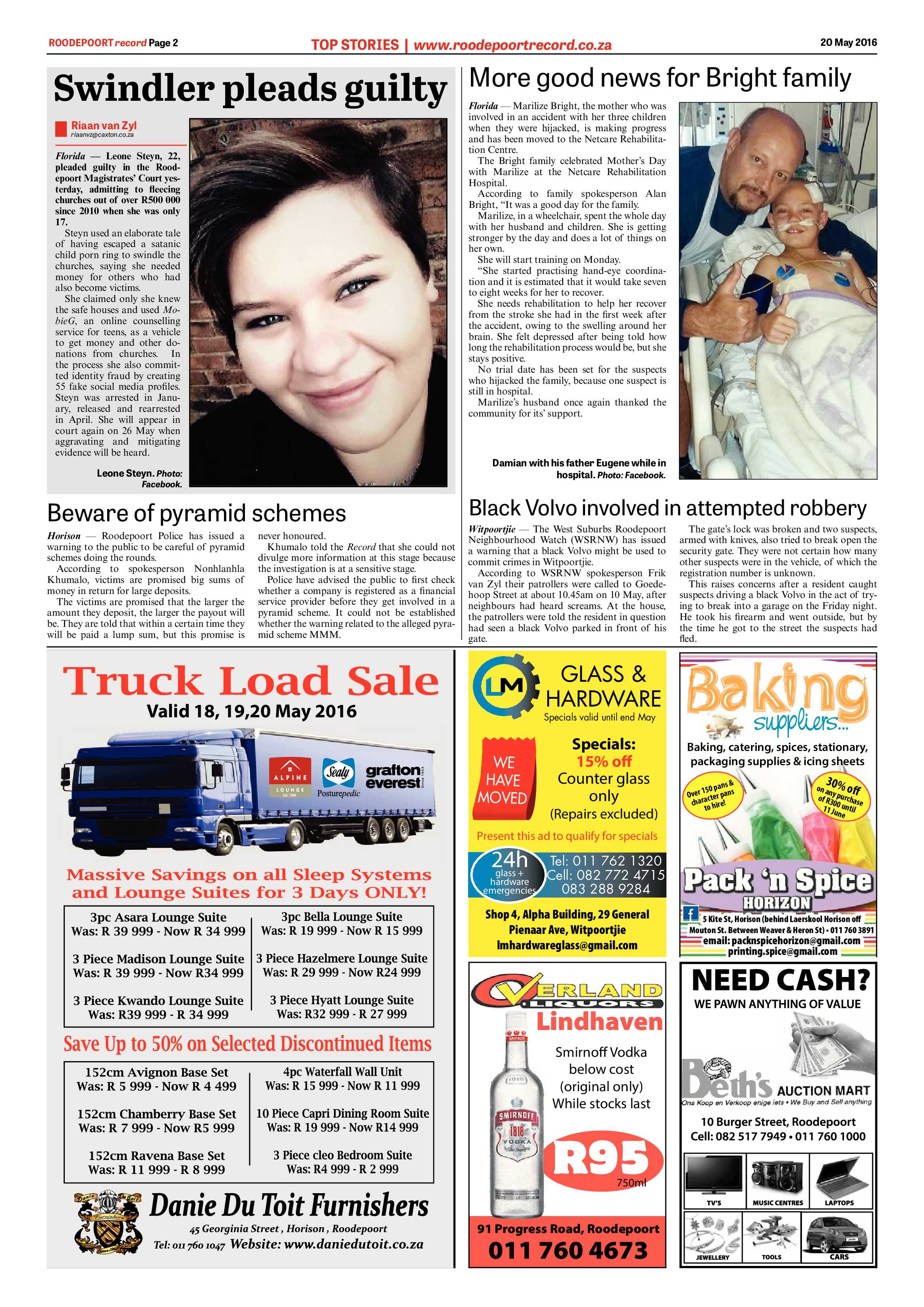 Roodepoort Record 20 May 2016 page 2