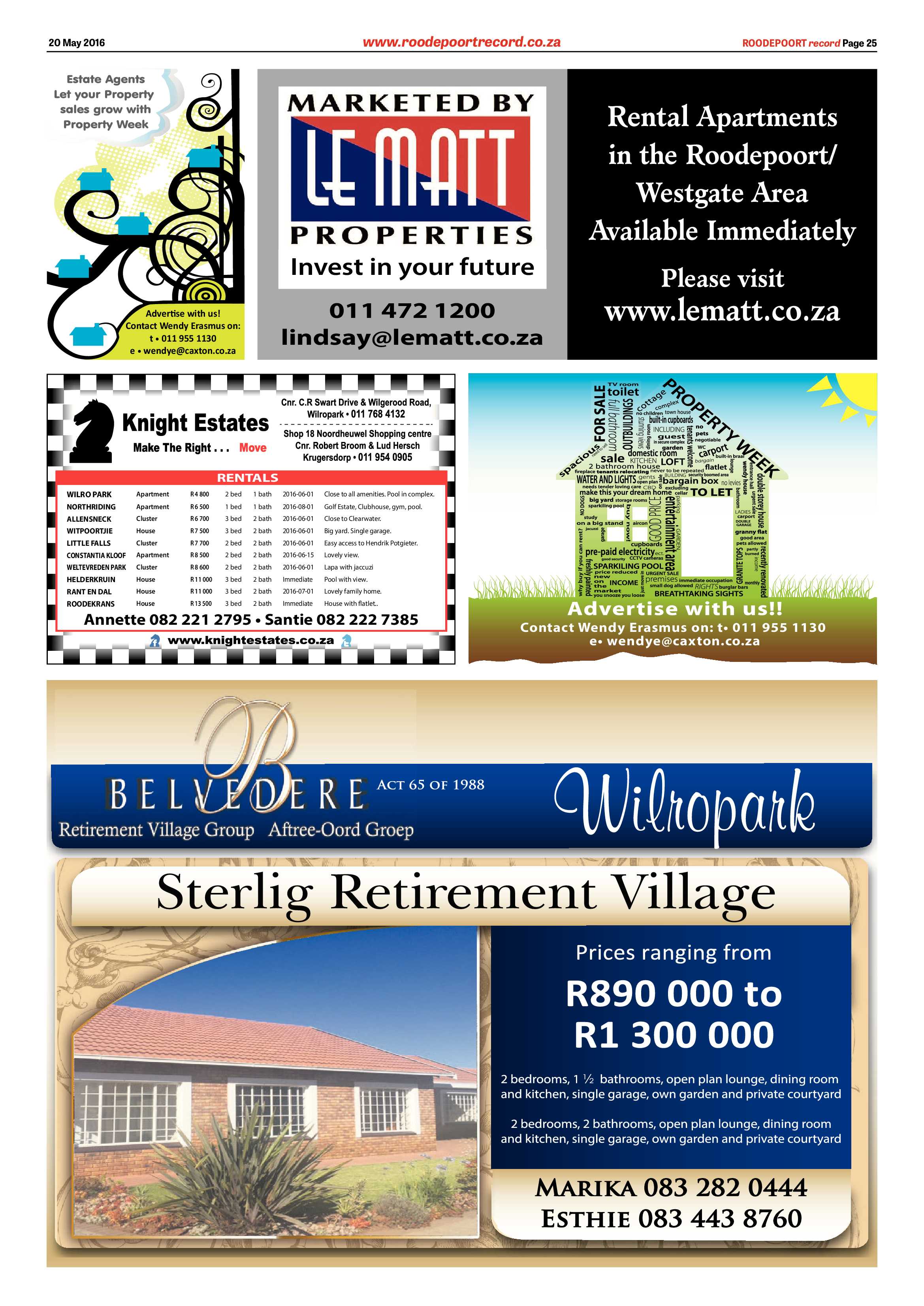 Roodepoort Record 20 May 2016 page 25