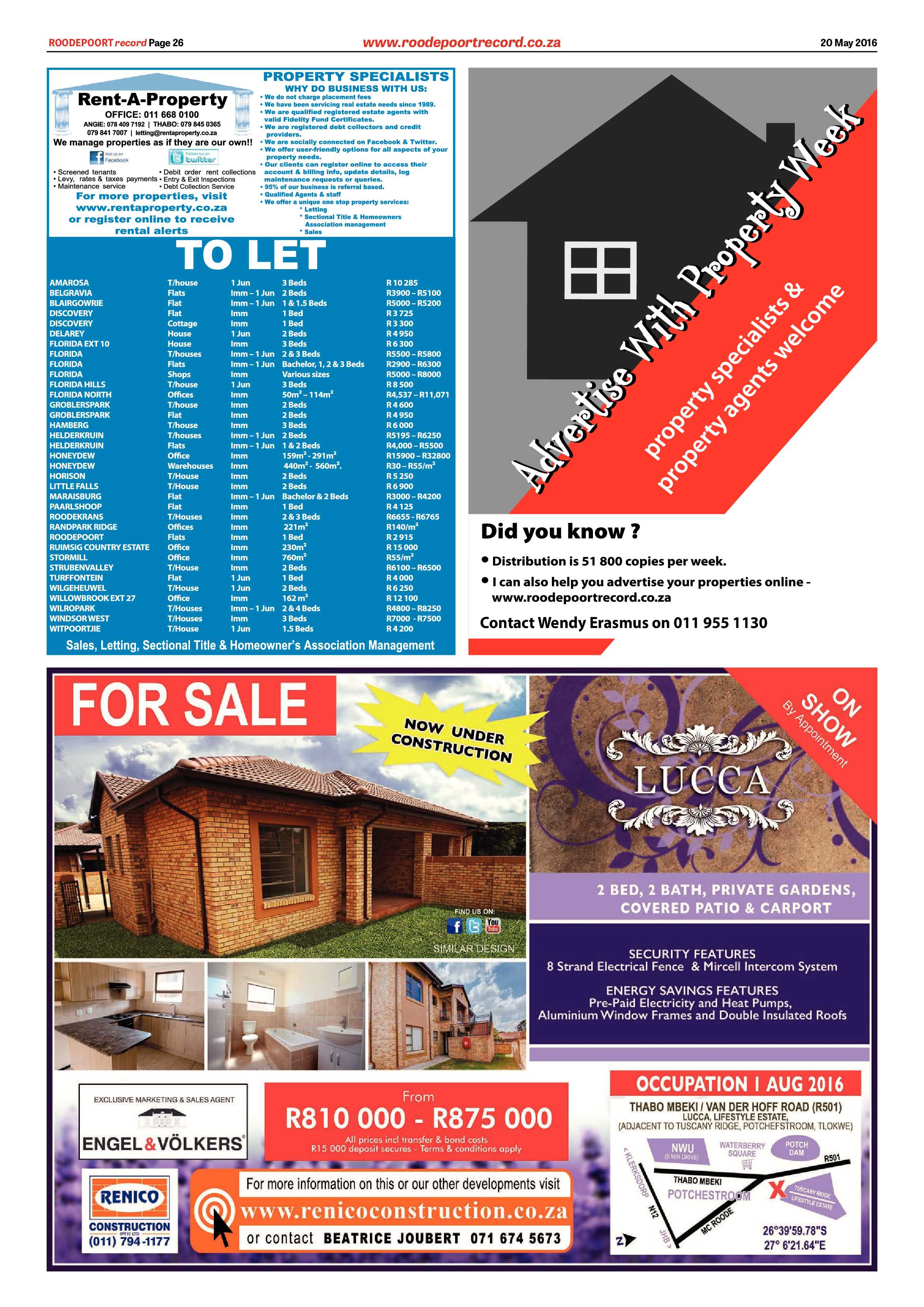 Roodepoort Record 20 May 2016 page 26