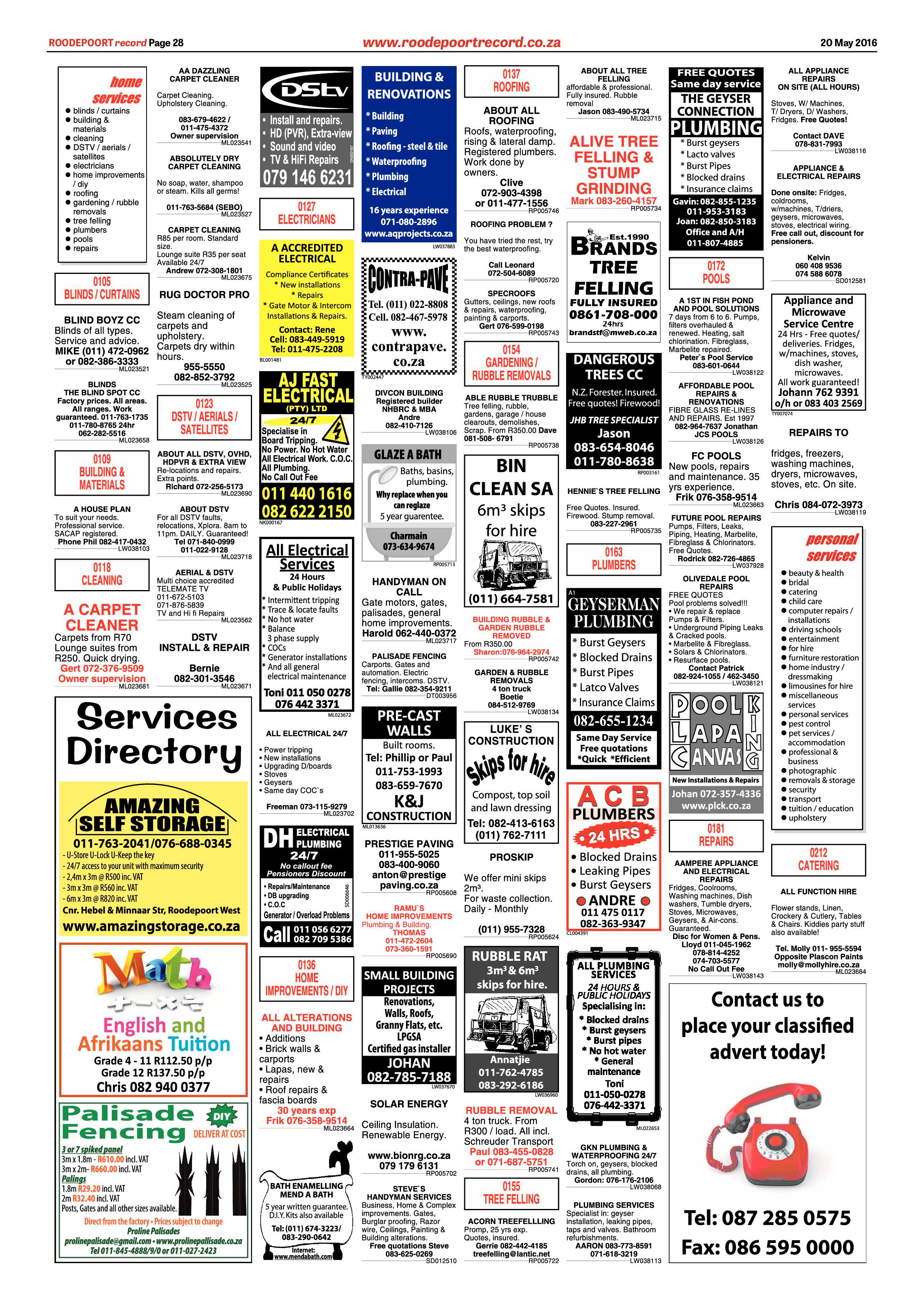 Roodepoort Record 20 May 2016 page 28