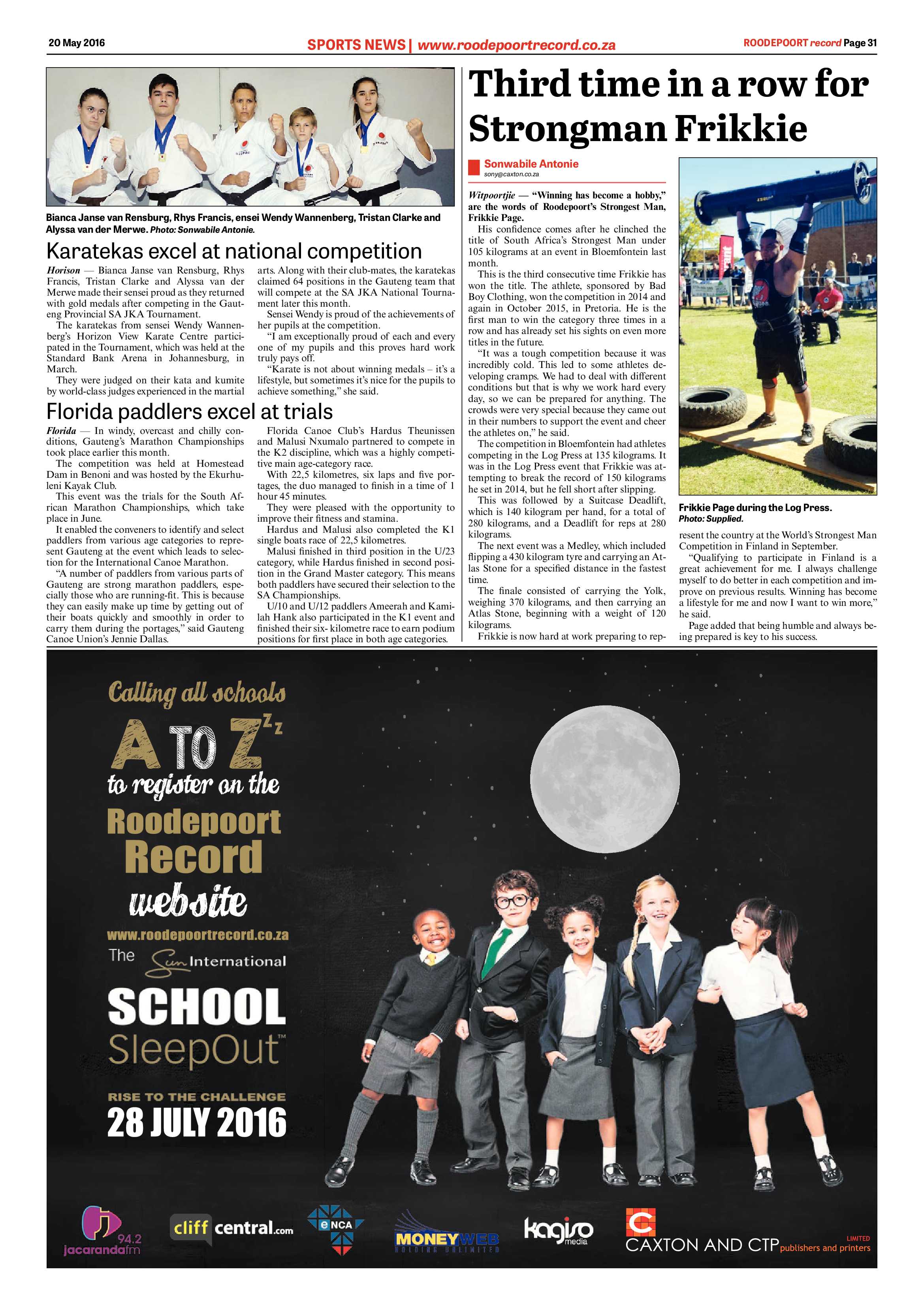 Roodepoort Record 20 May 2016 page 31