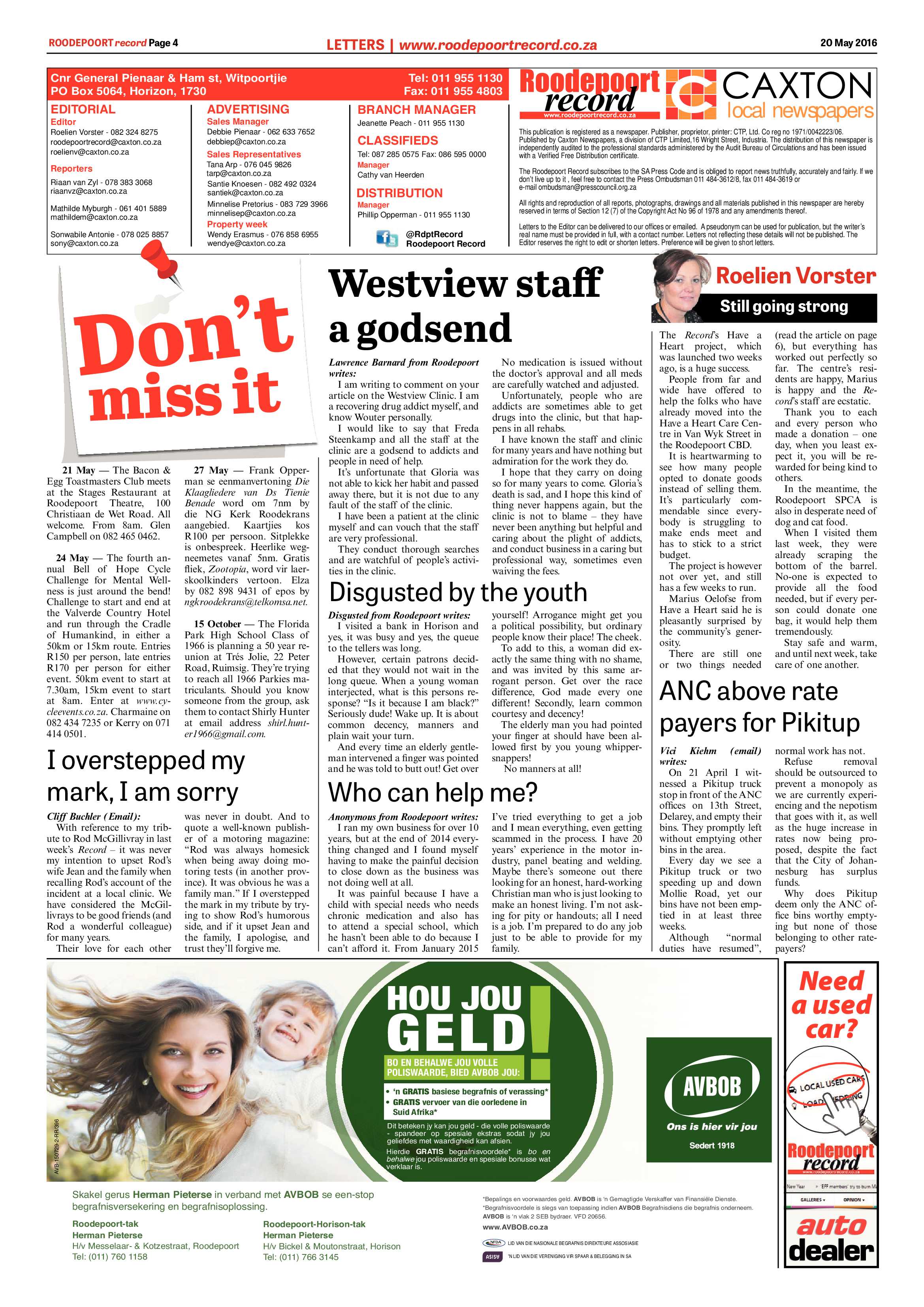 Roodepoort Record 20 May 2016 page 4