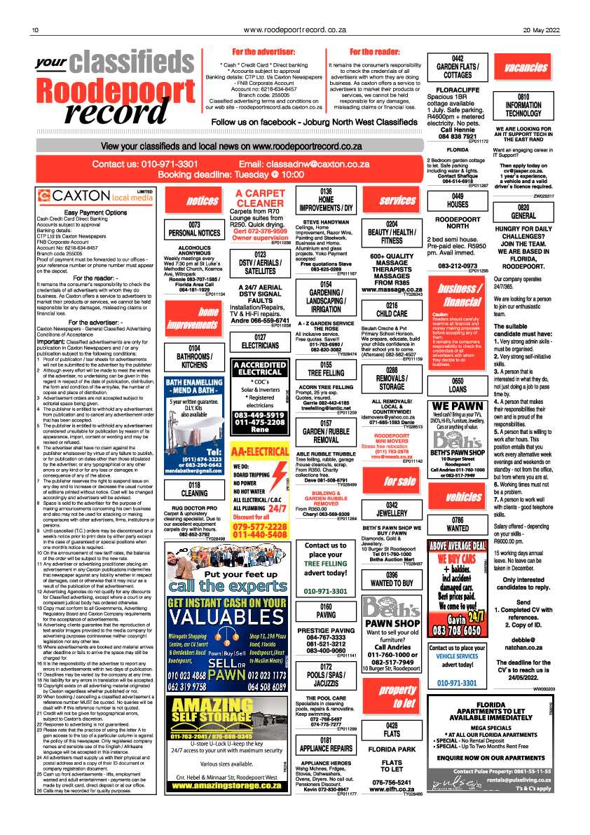 Roodepoort Record 20 May 2022 page 10