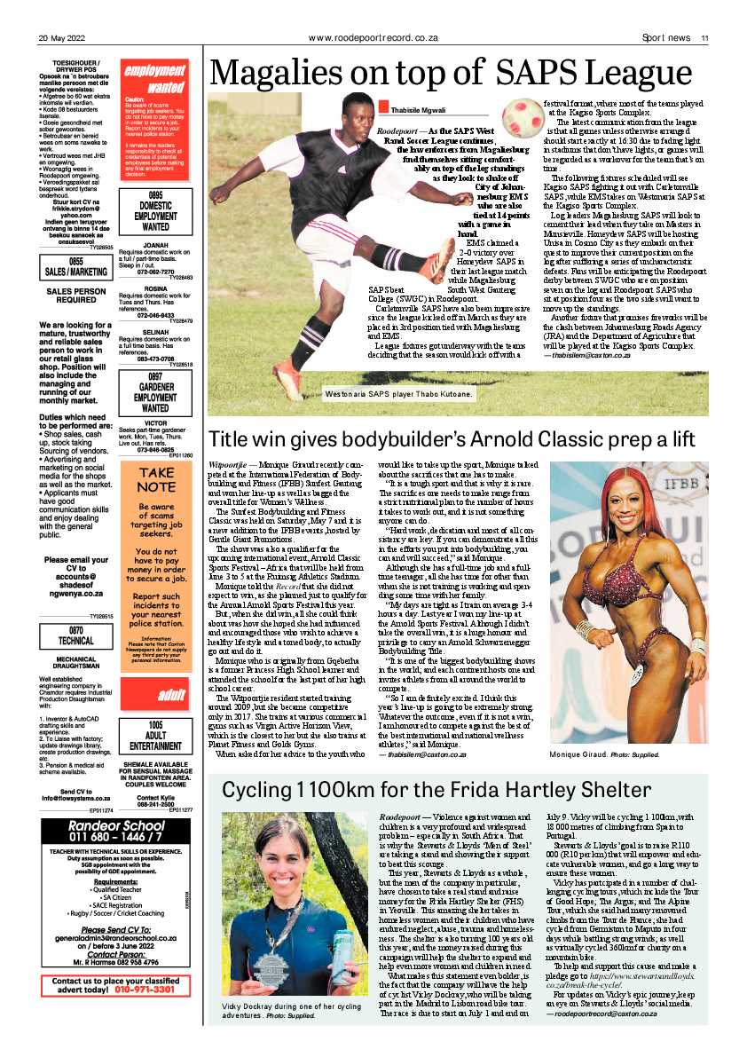 Roodepoort Record 20 May 2022 page 11