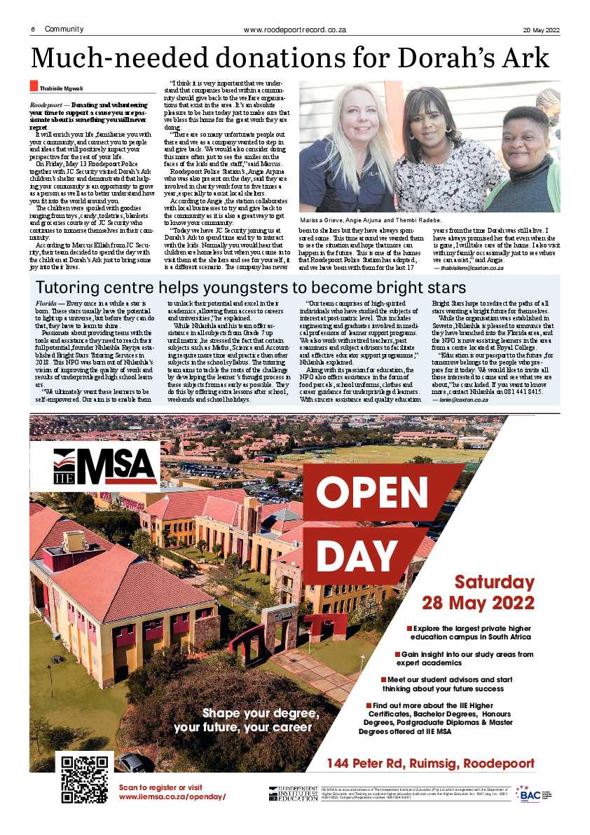 Roodepoort Record 20 May 2022 page 6