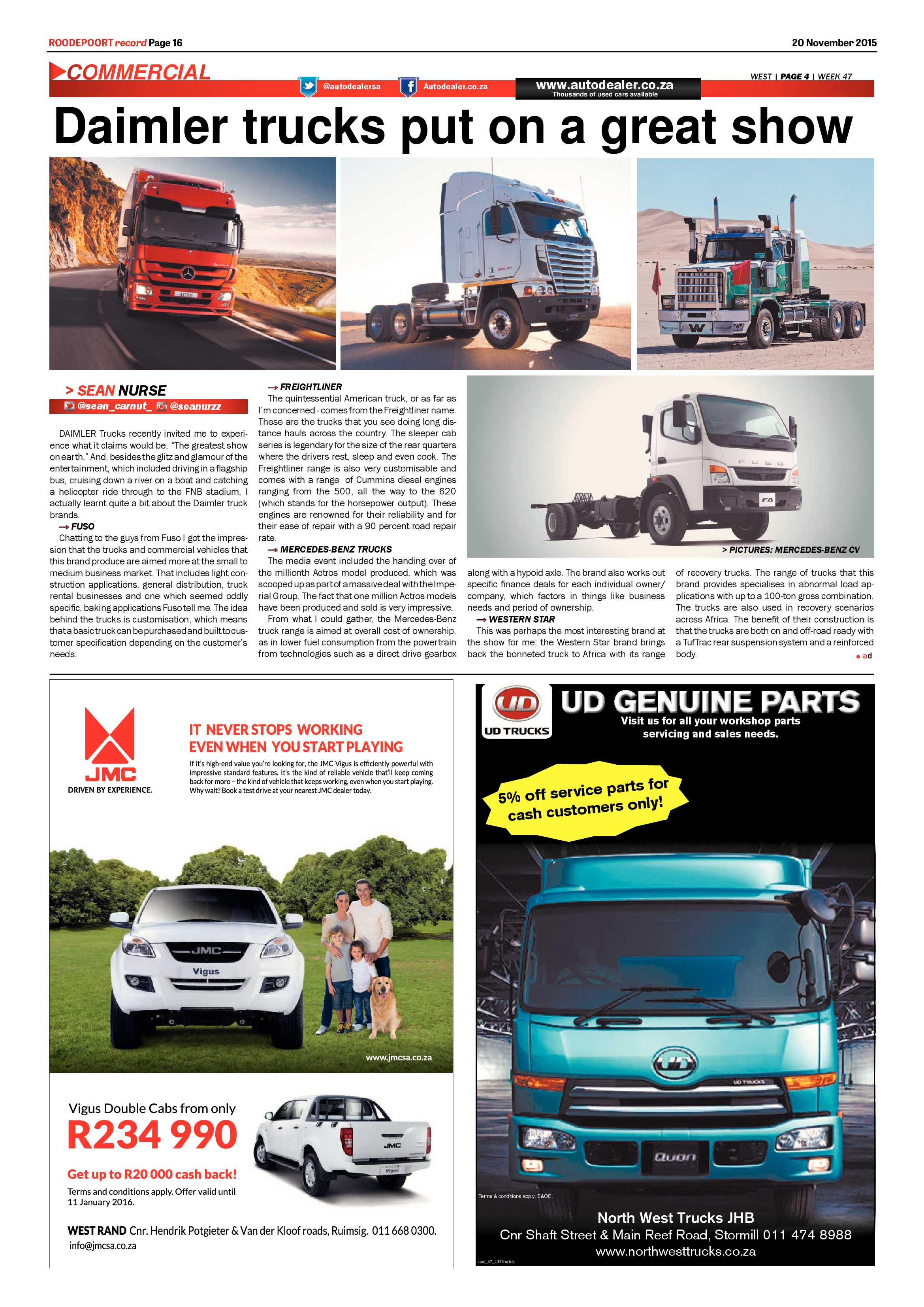 Roodepoort Record 20 November 2015 page 16