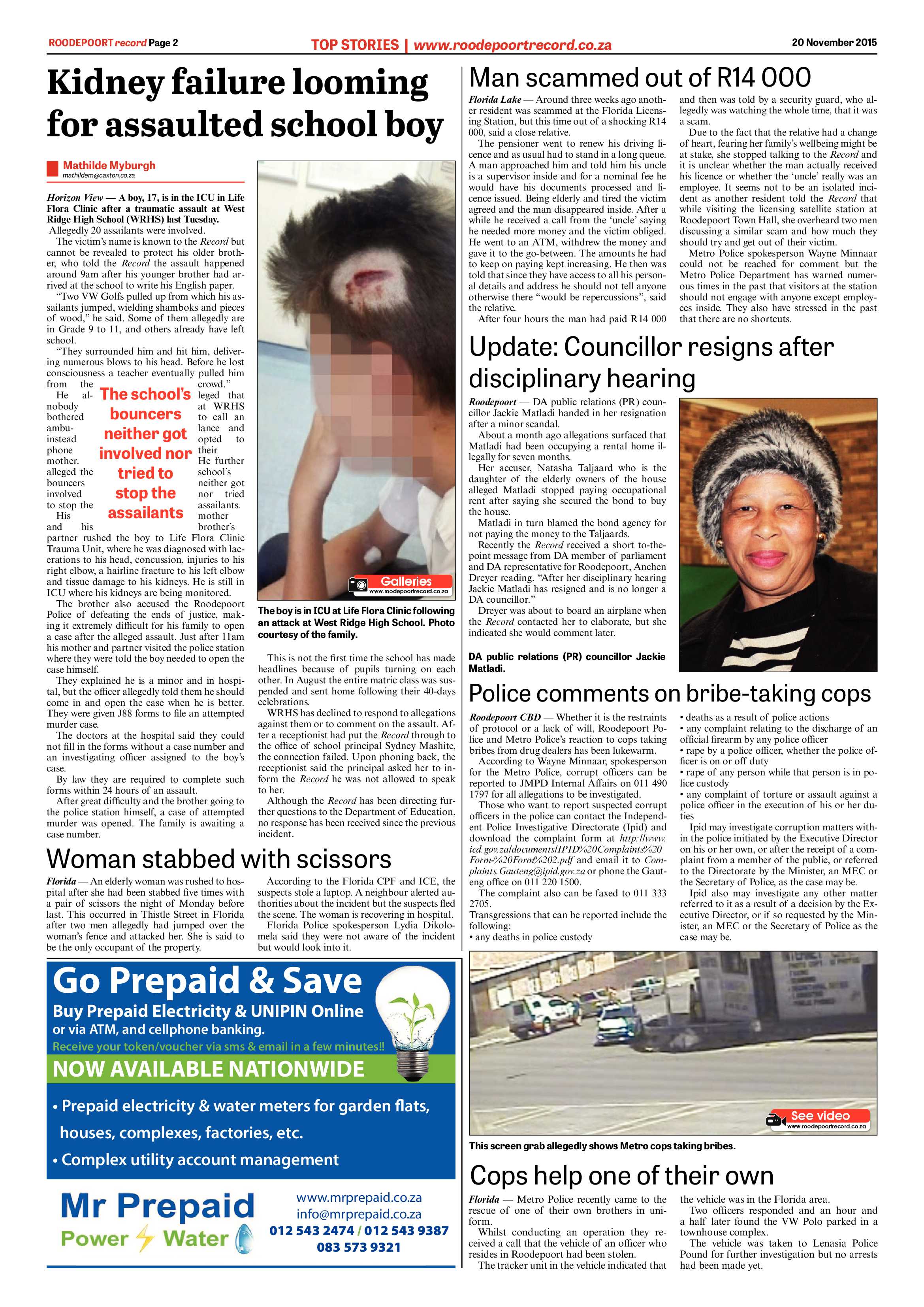 Roodepoort Record 20 November 2015 page 2