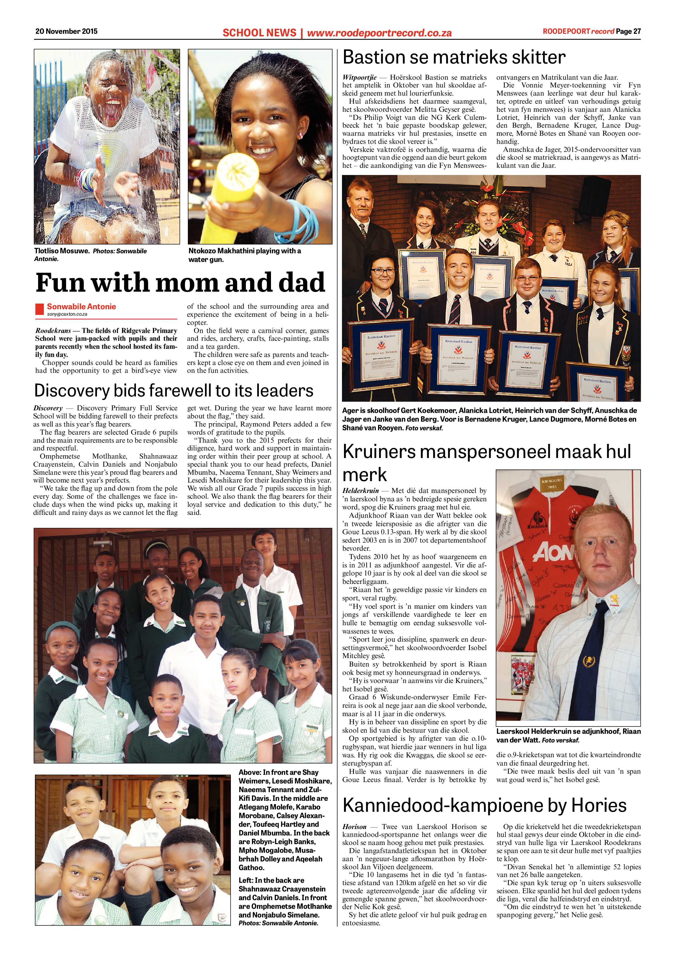Roodepoort Record 20 November 2015 page 27