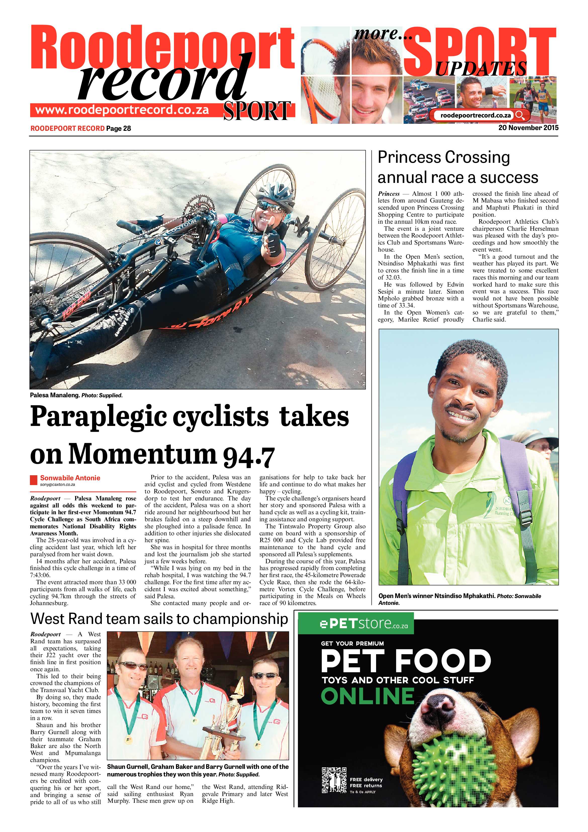 Roodepoort Record 20 November 2015 page 28
