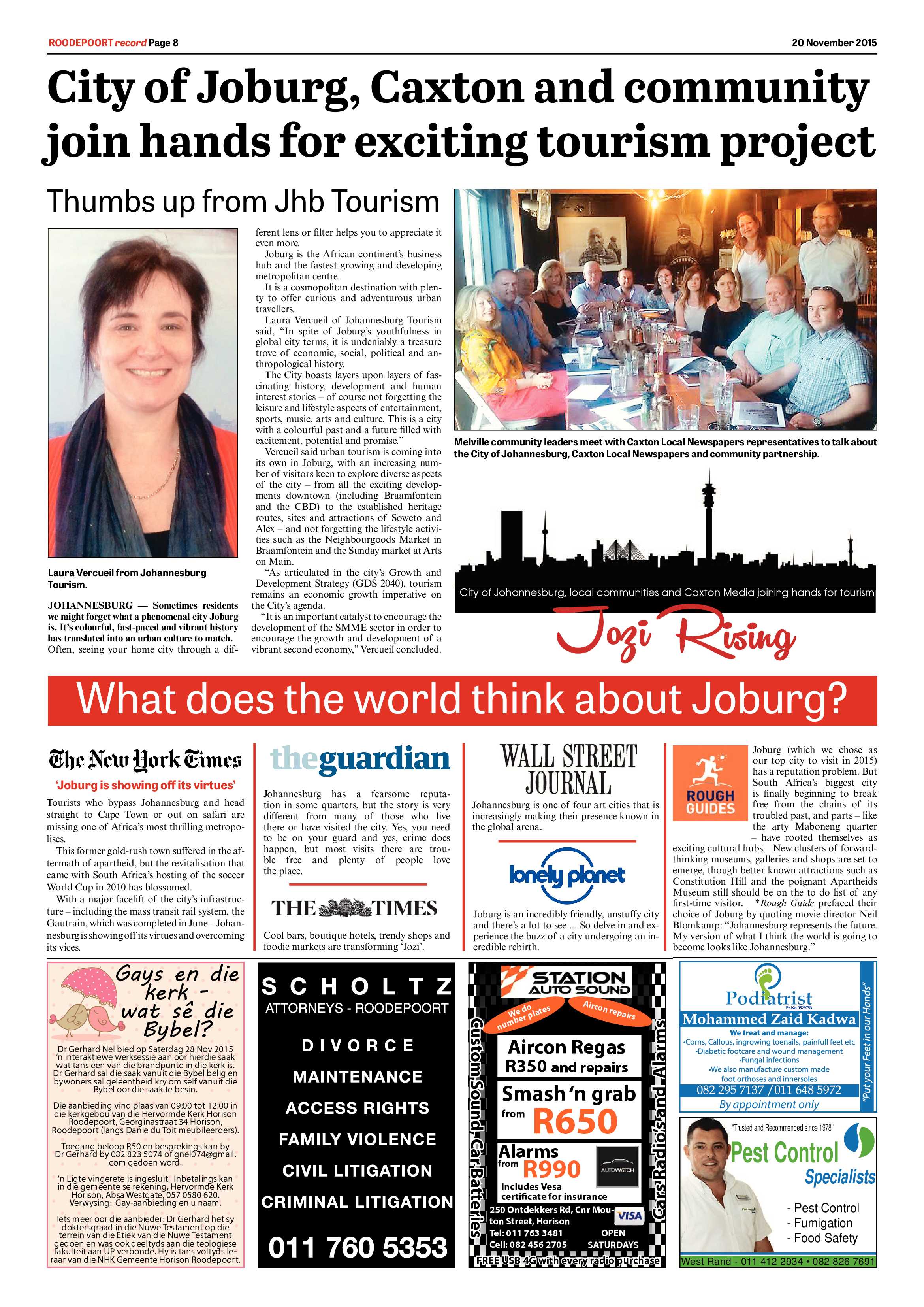 Roodepoort Record 20 November 2015 page 8