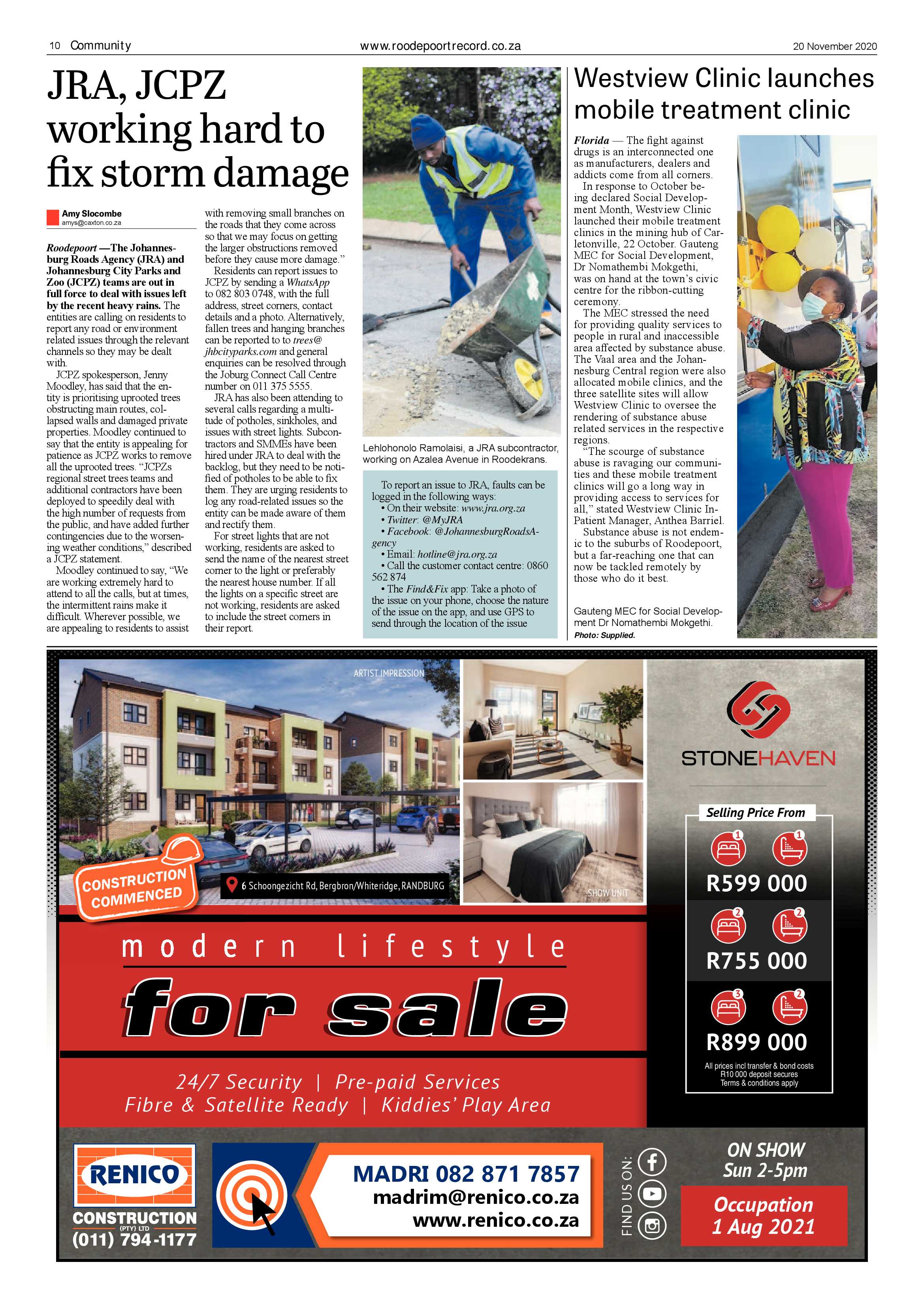 Roodepoort Record 20 November 2020 page 10