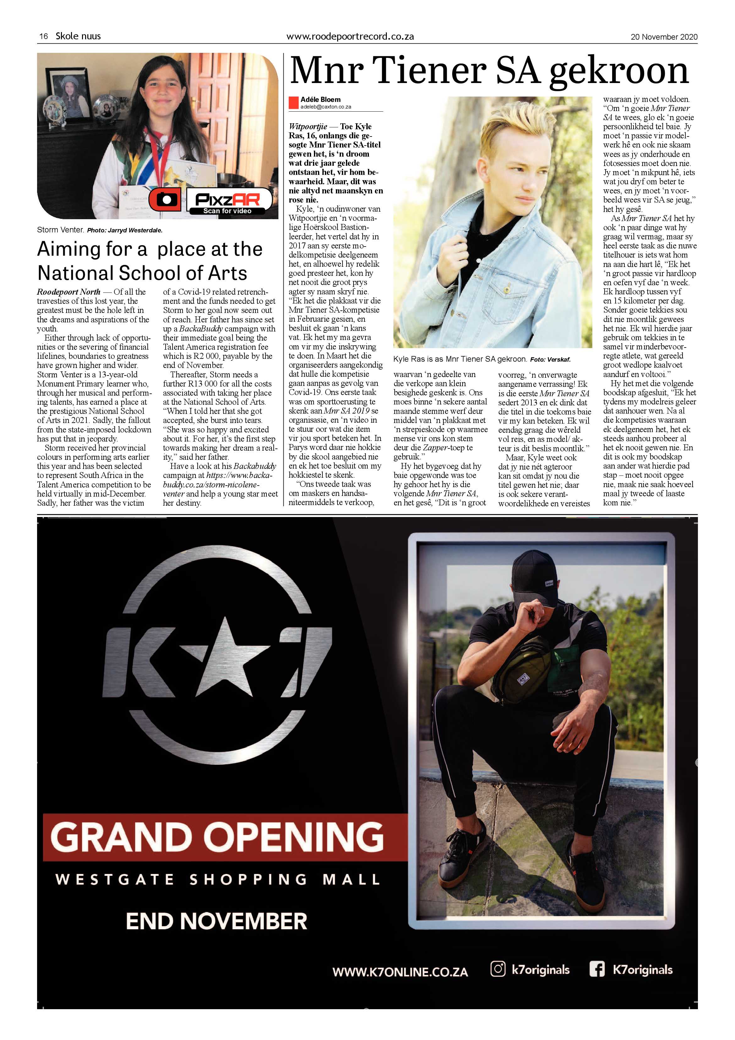 Roodepoort Record 20 November 2020 page 16