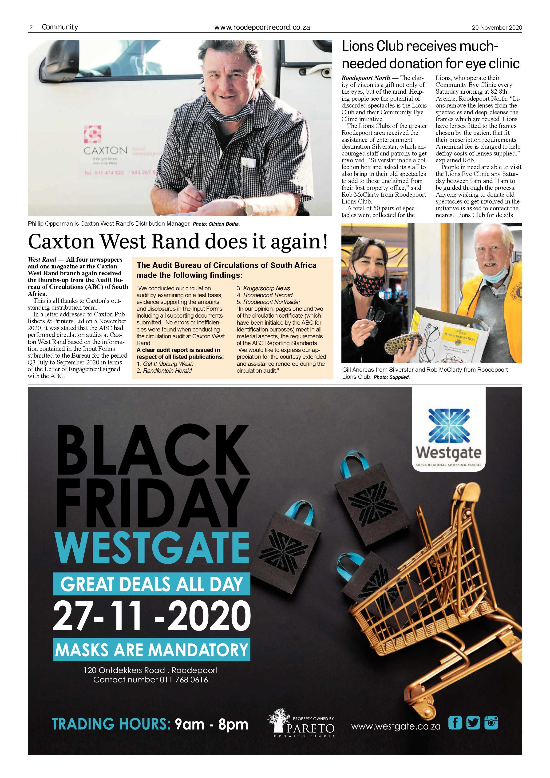 Roodepoort Record 20 November 2020 page 2