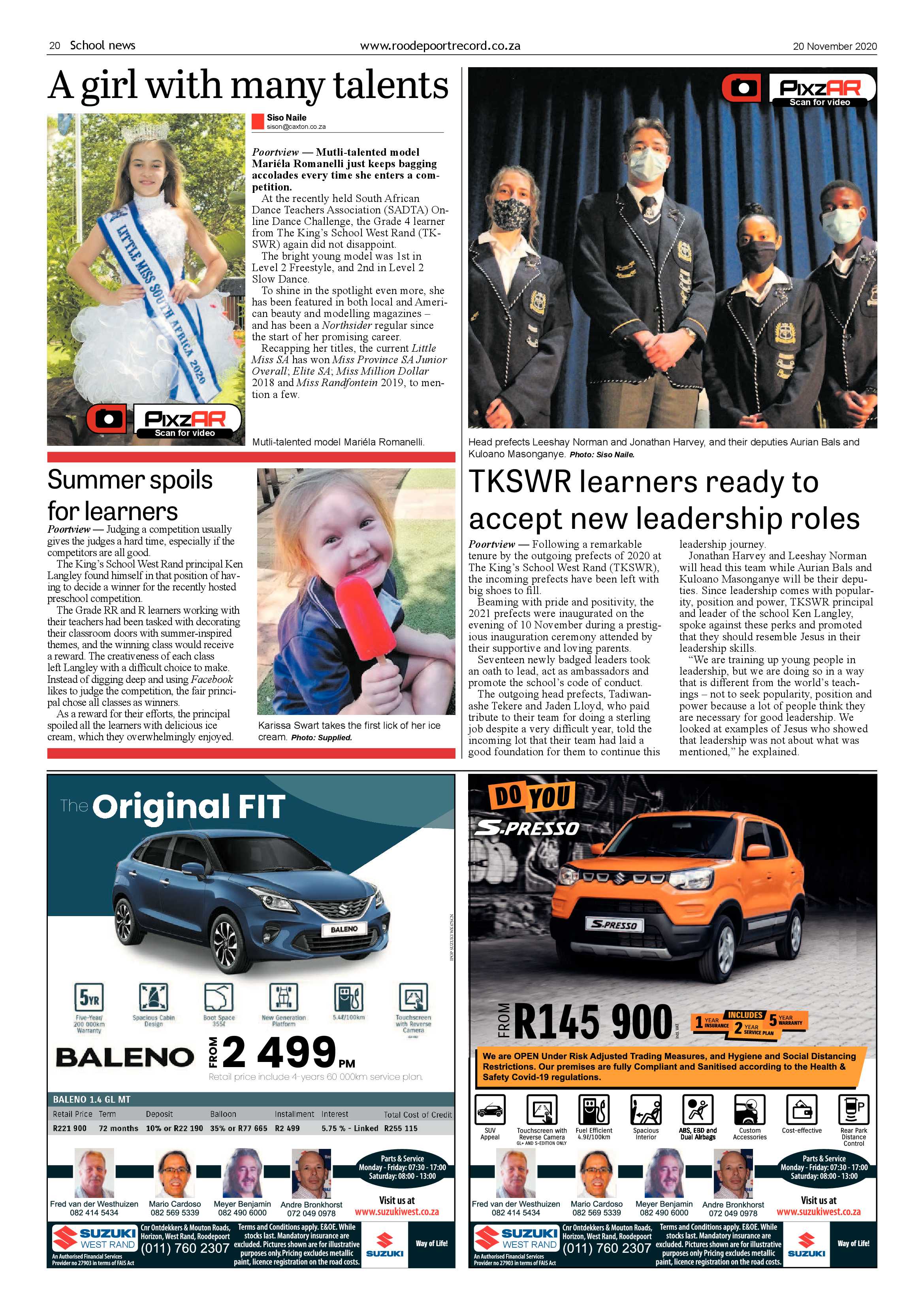 Roodepoort Record 20 November 2020 page 20