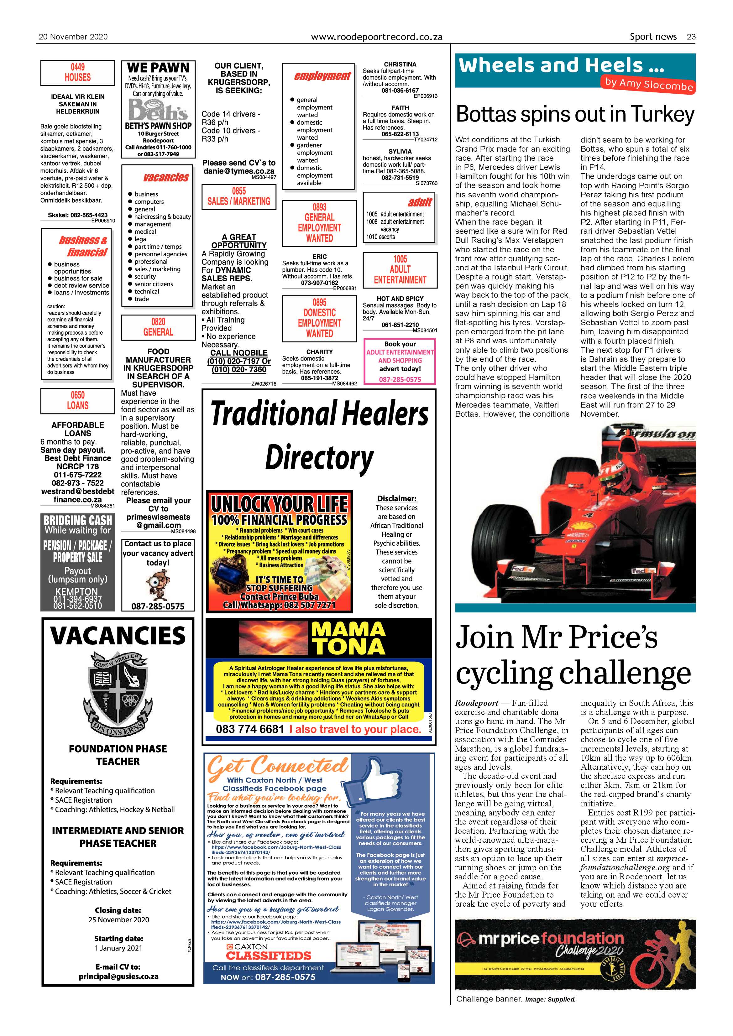 Roodepoort Record 20 November 2020 page 23