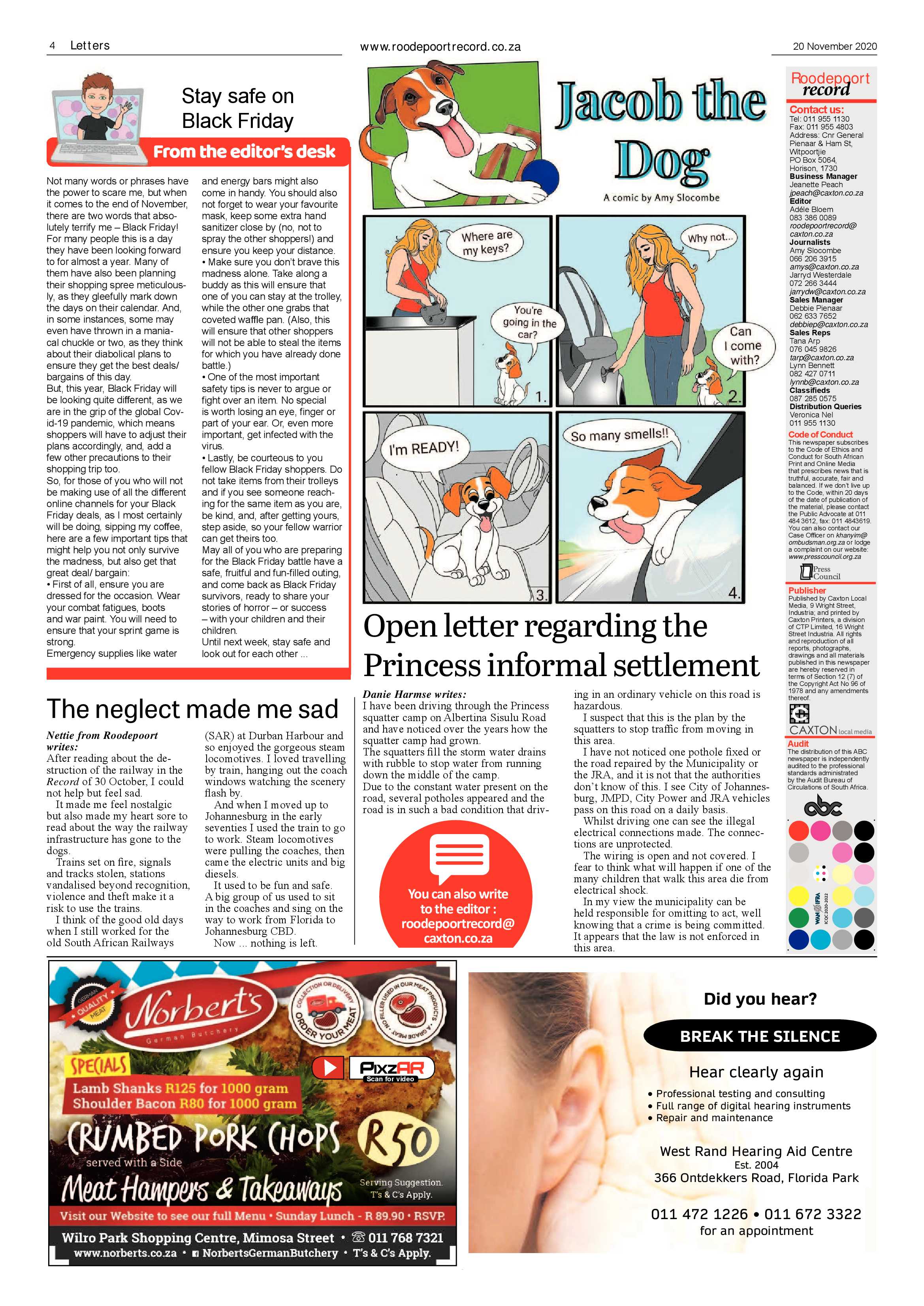 Roodepoort Record 20 November 2020 page 4