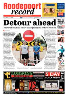 Roodepoort Record 20 November 2020