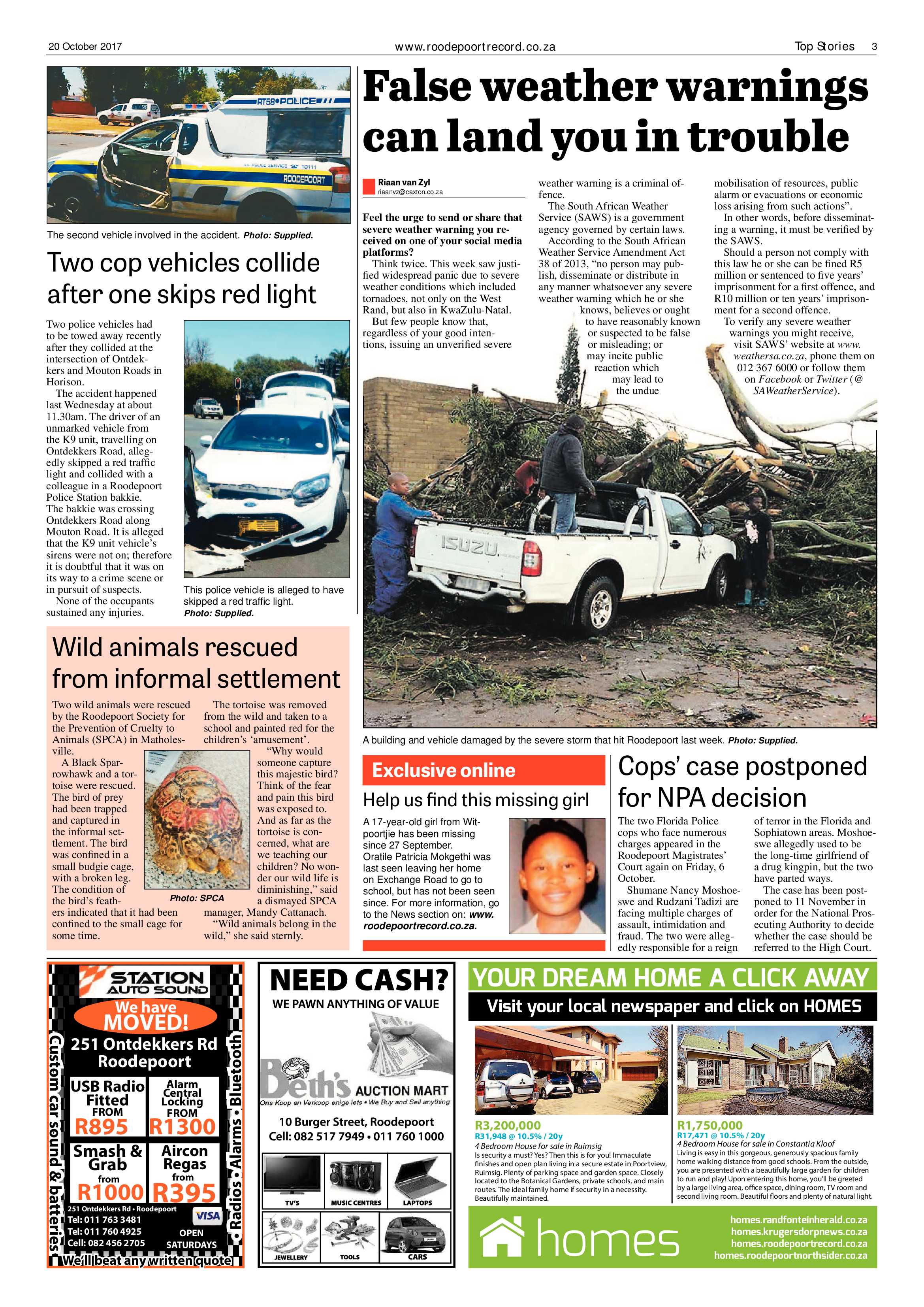 Roodepoort Record 20 October 2017 page 3
