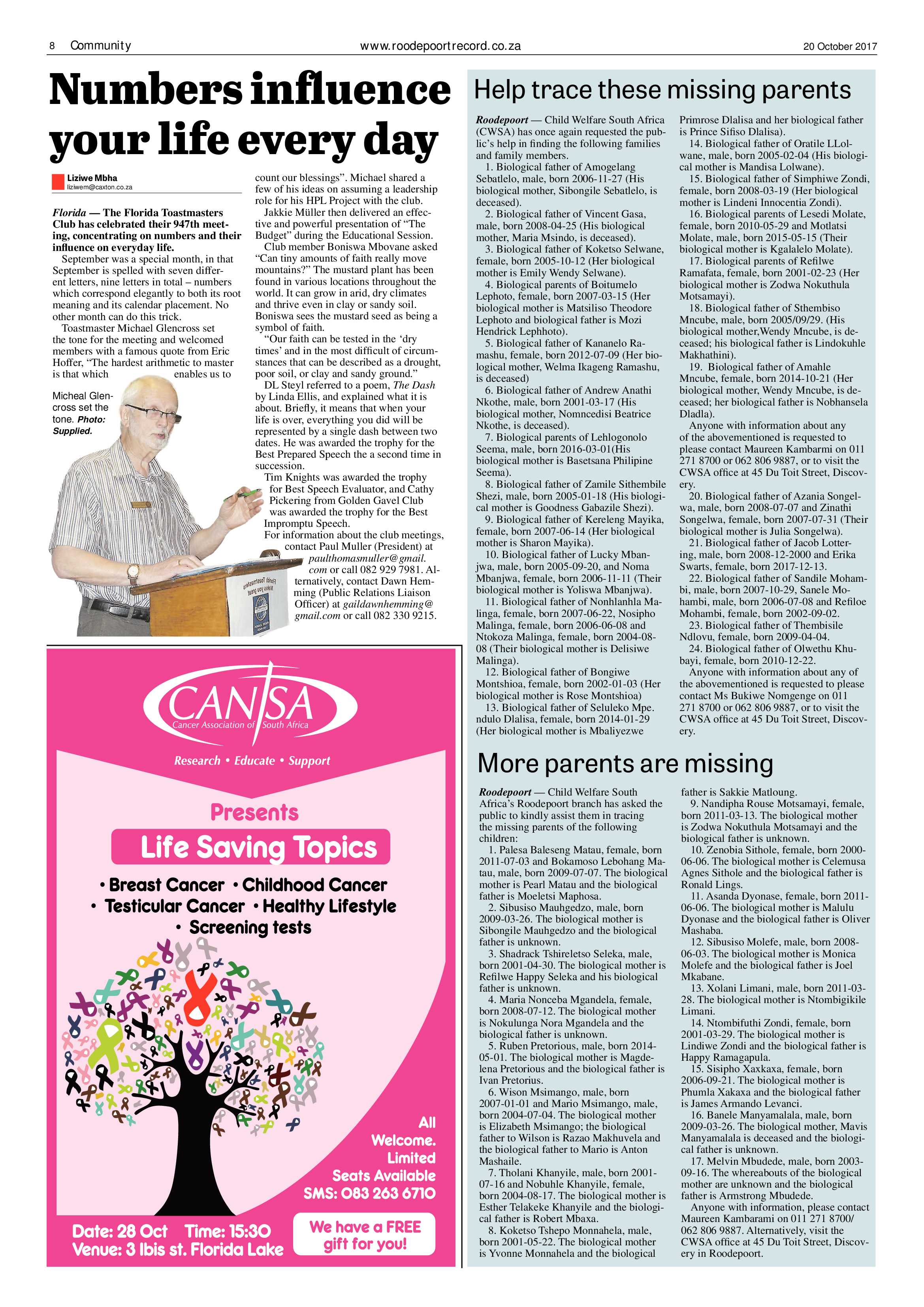 Roodepoort Record 20 October 2017 page 8