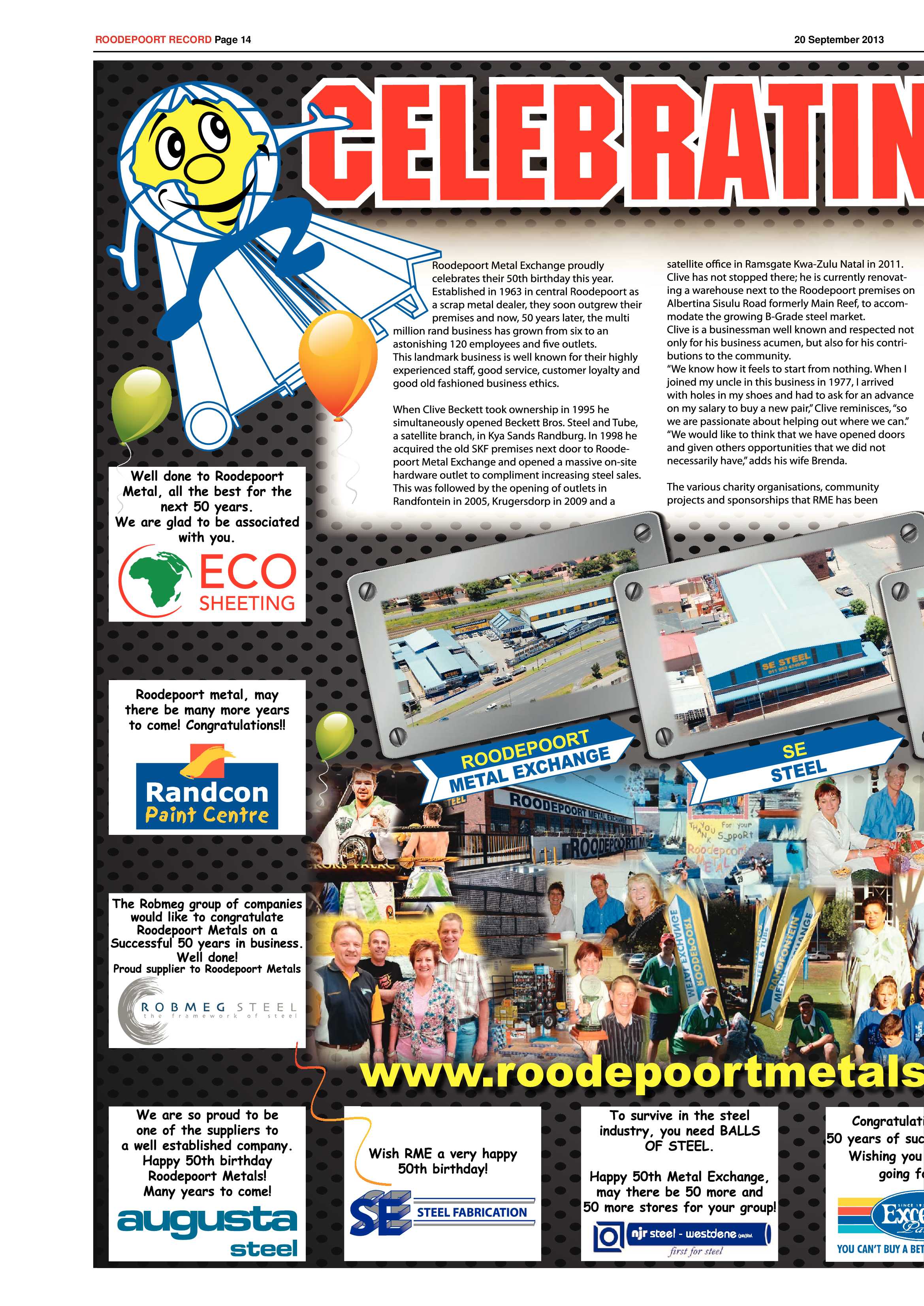 Roodepoort Record 20 September 2013 page 14