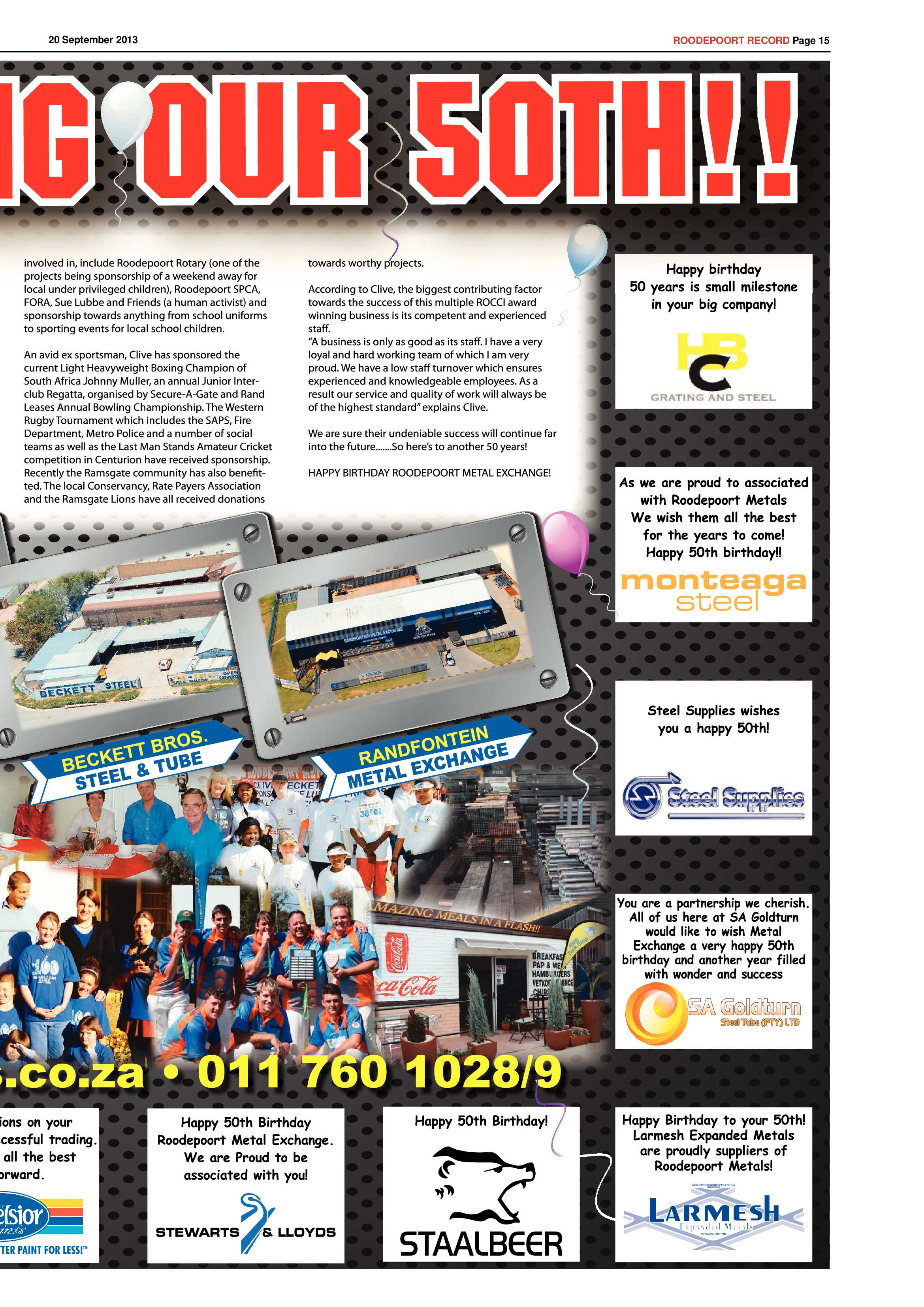 Roodepoort Record 20 September 2013 page 15