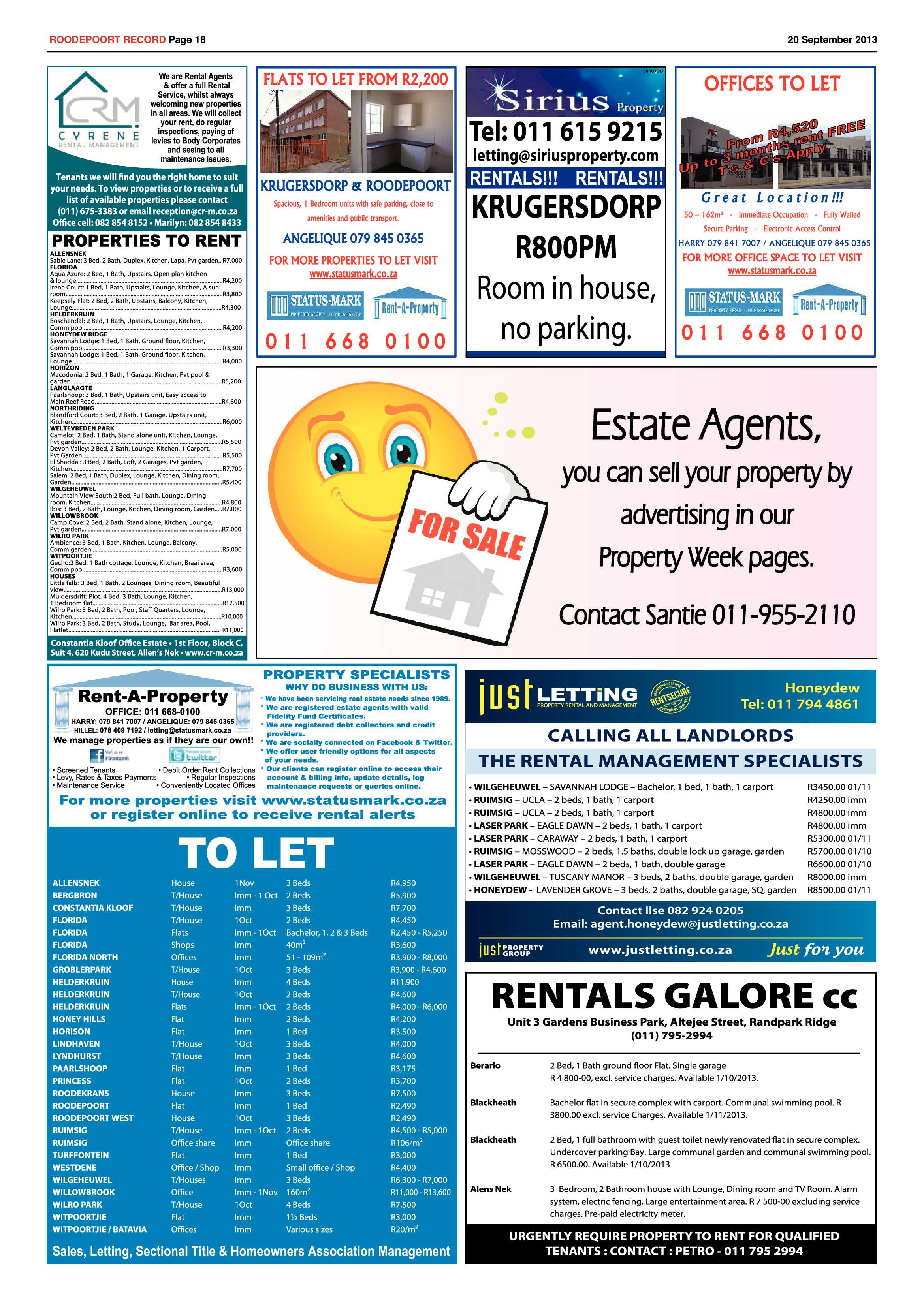 Roodepoort Record 20 September 2013 page 18