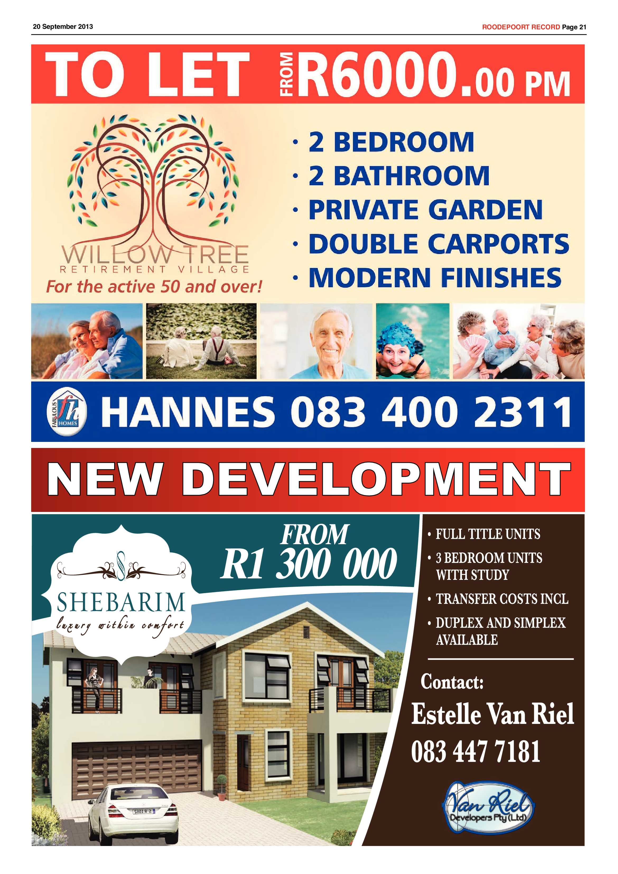 Roodepoort Record 20 September 2013 page 21