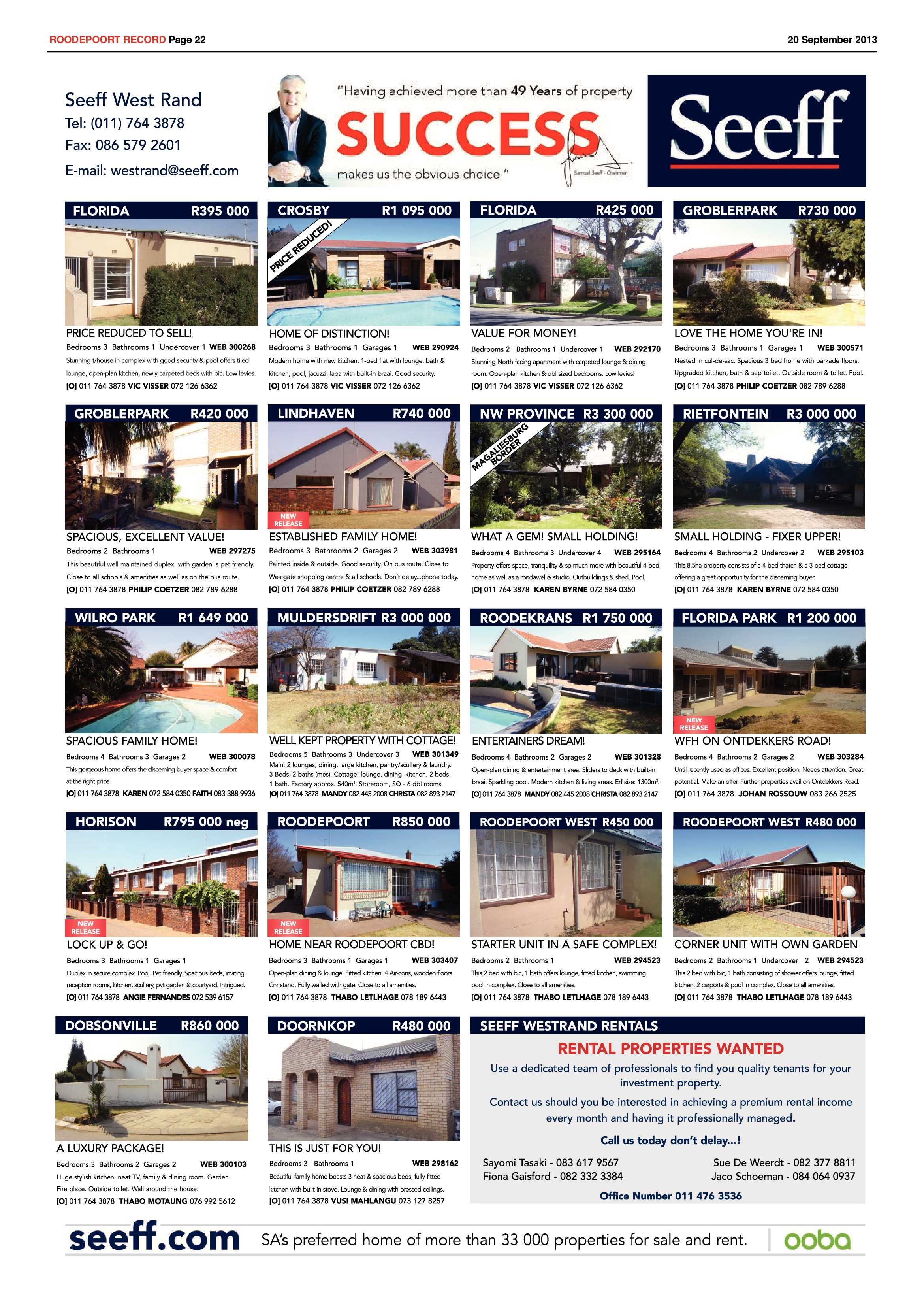 Roodepoort Record 20 September 2013 page 22